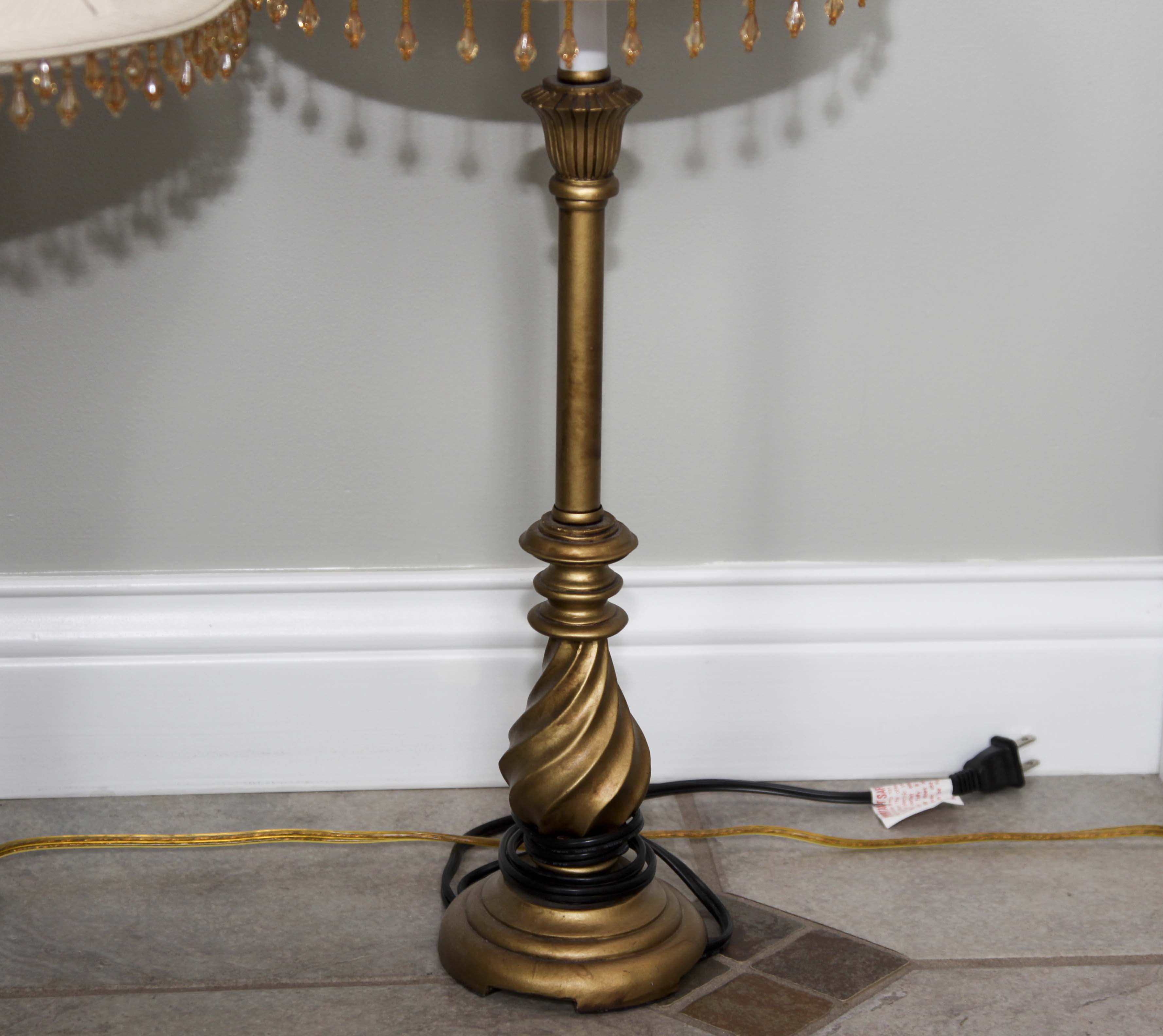 Four Accent Lamps with Neutral Shades