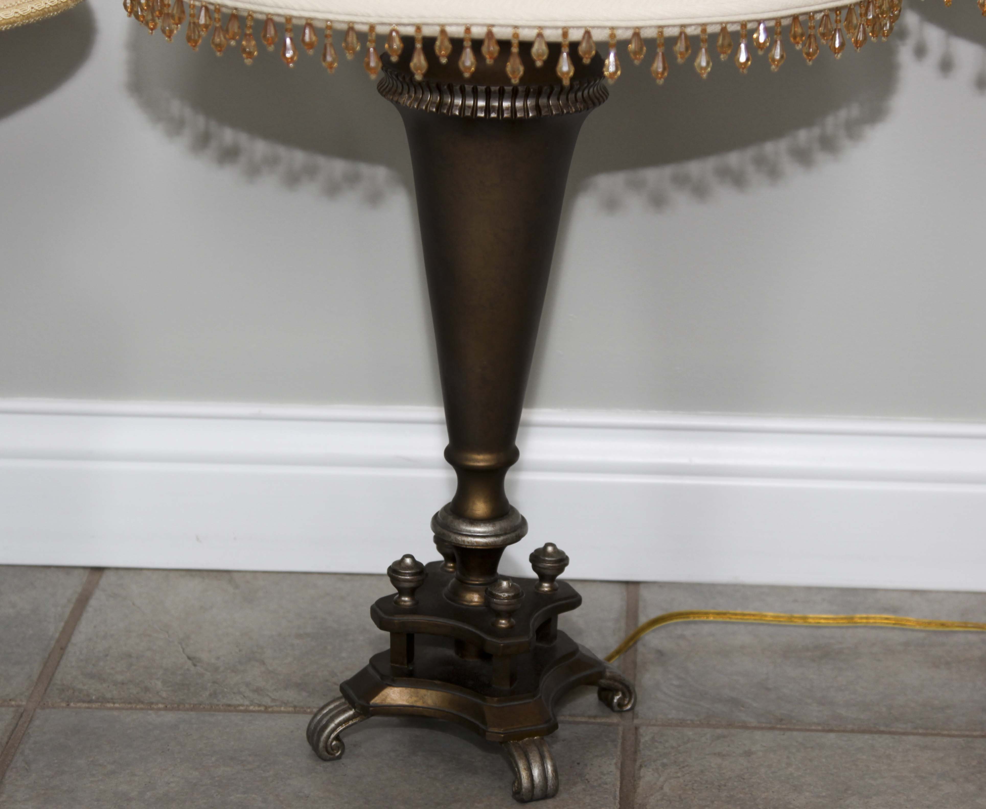 Four Accent Lamps with Neutral Shades