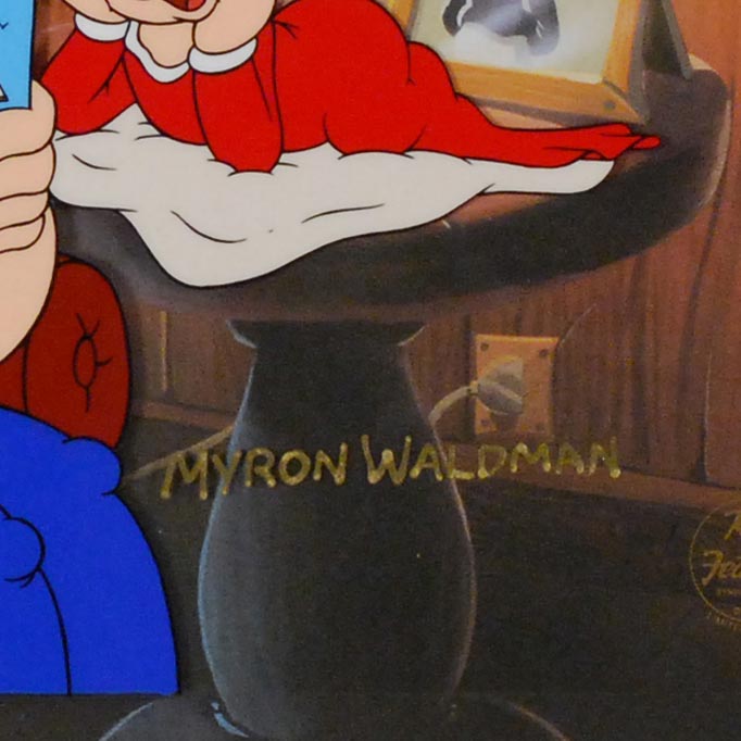 Myron Waldman "Tales of the Sea" Hand Painted Animation Cel