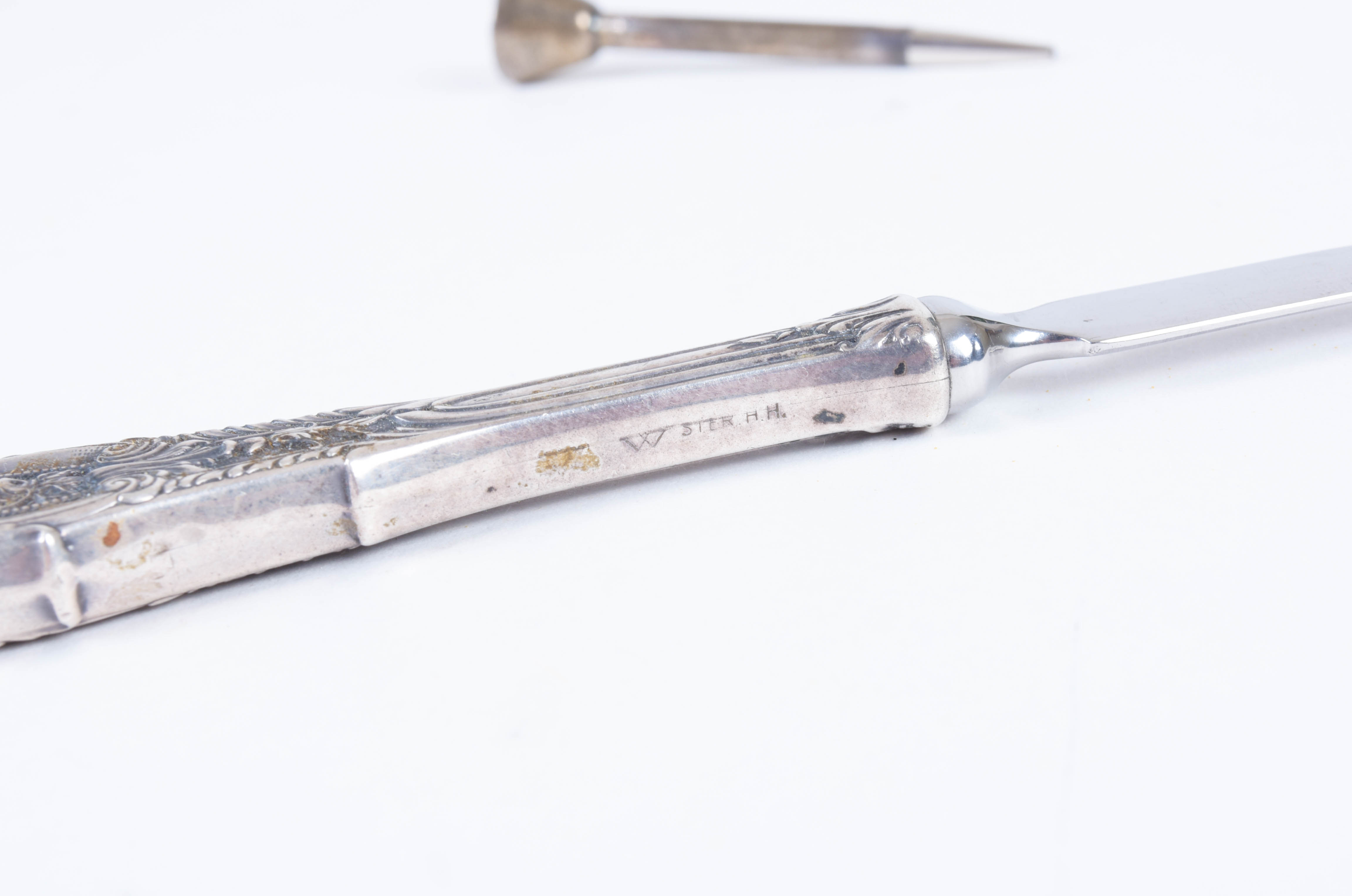 Sterling Silver Letter Opener and Golf Tee Pencil
