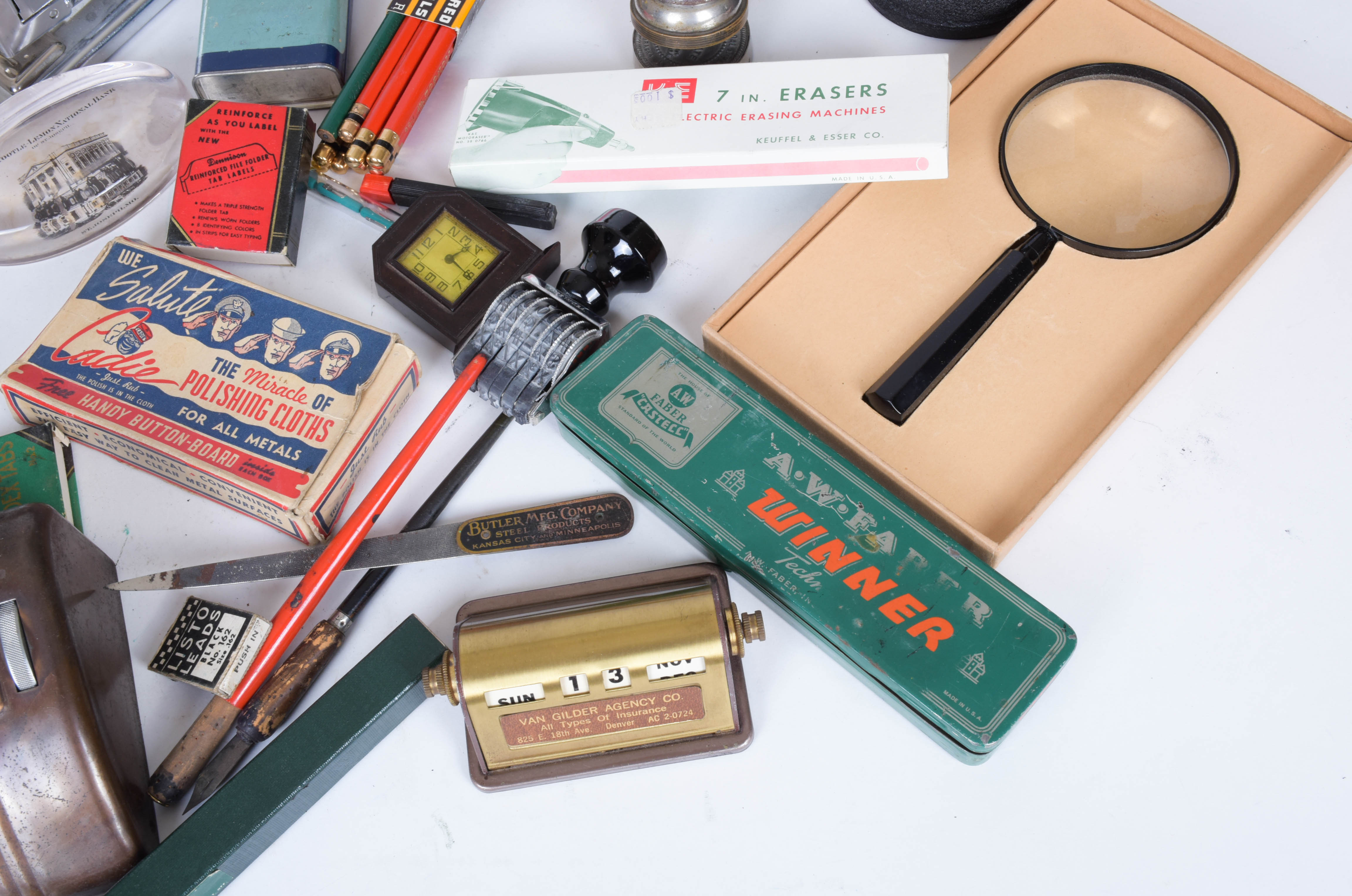 Generous Collection of Vintage Office and Desk Accessories