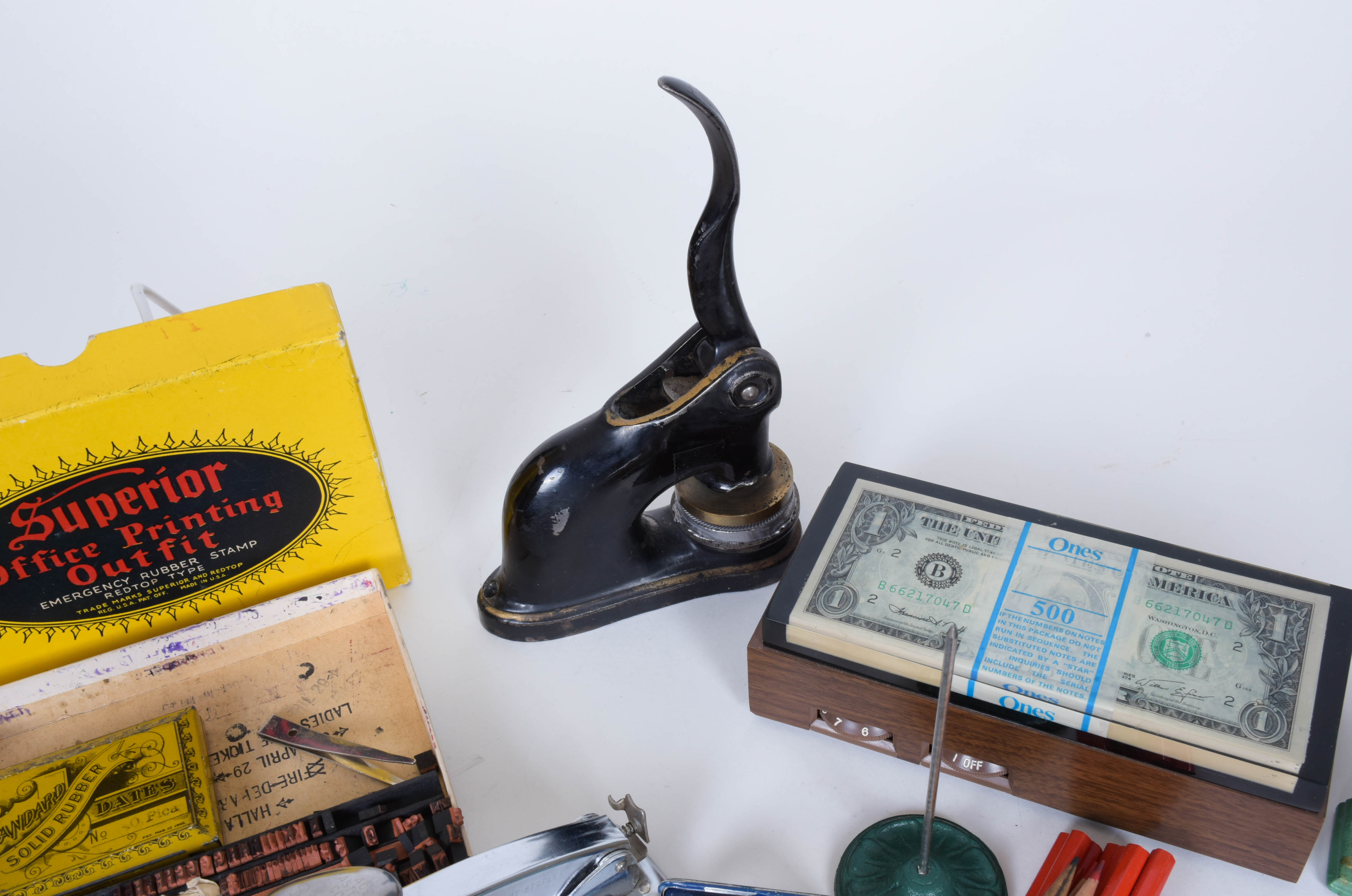 Generous Collection of Vintage Office and Desk Accessories