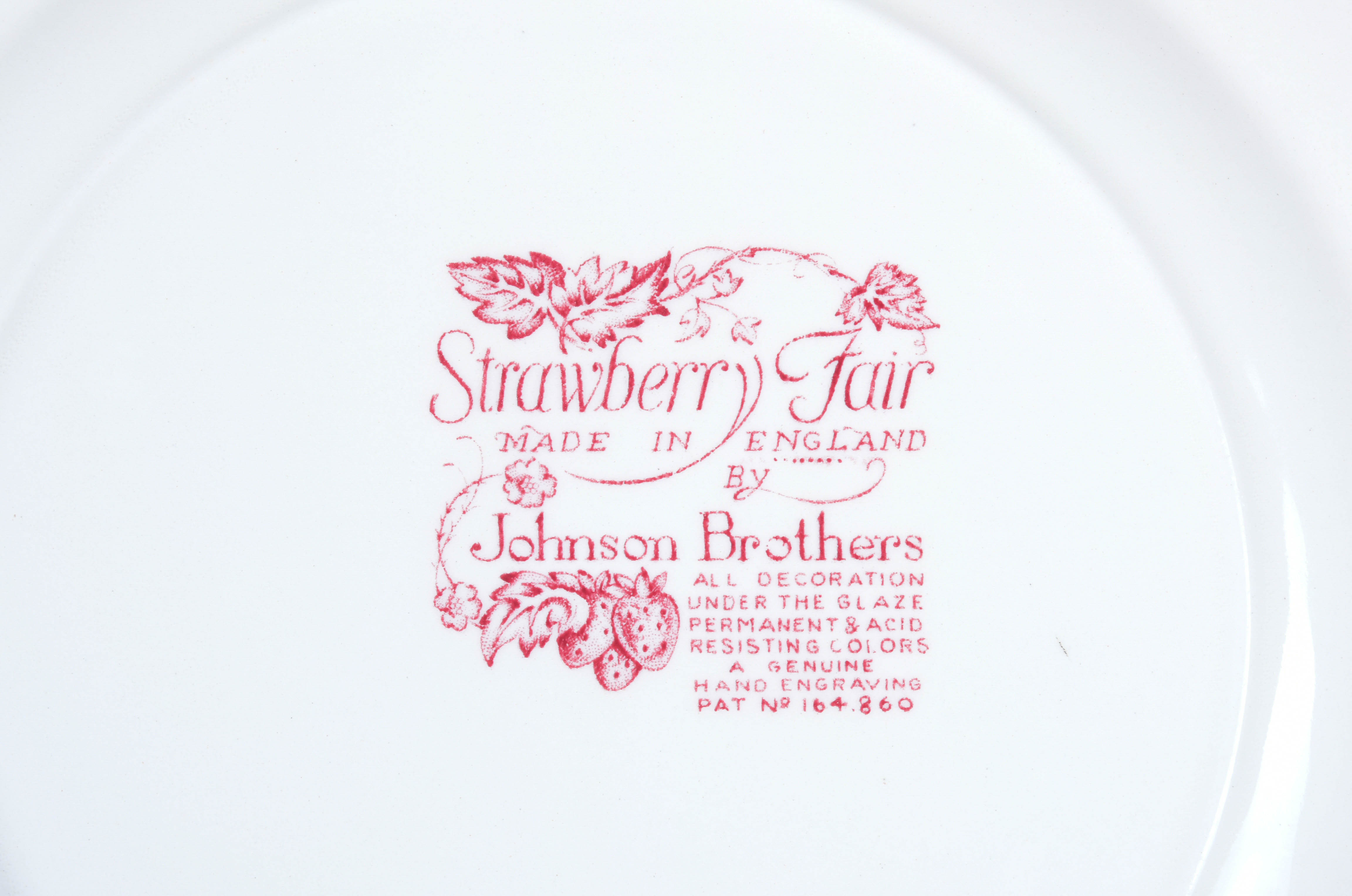 "Strawberry Fair" Dishware by Johnson Bros
