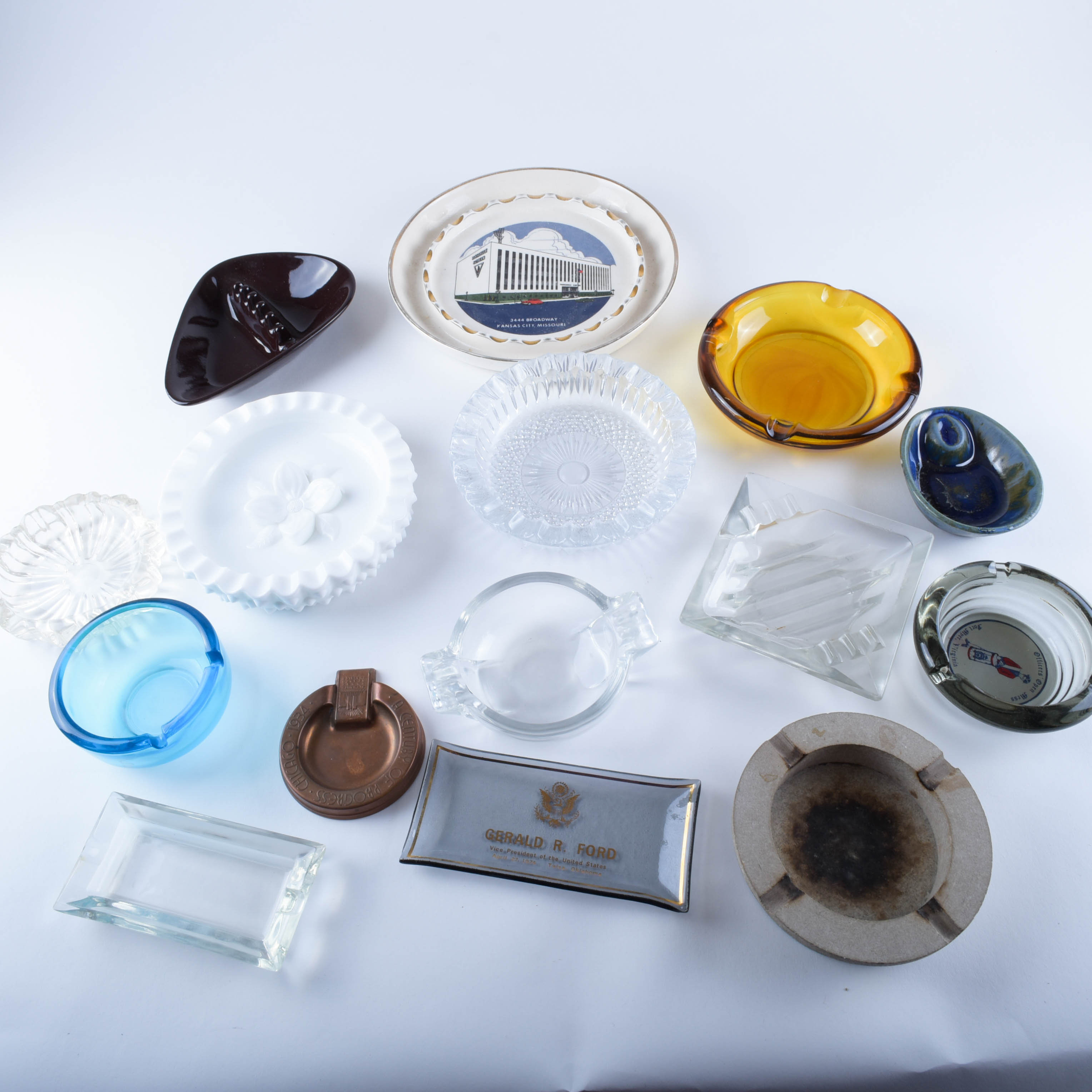 Collection of Vintage Ash Receivers