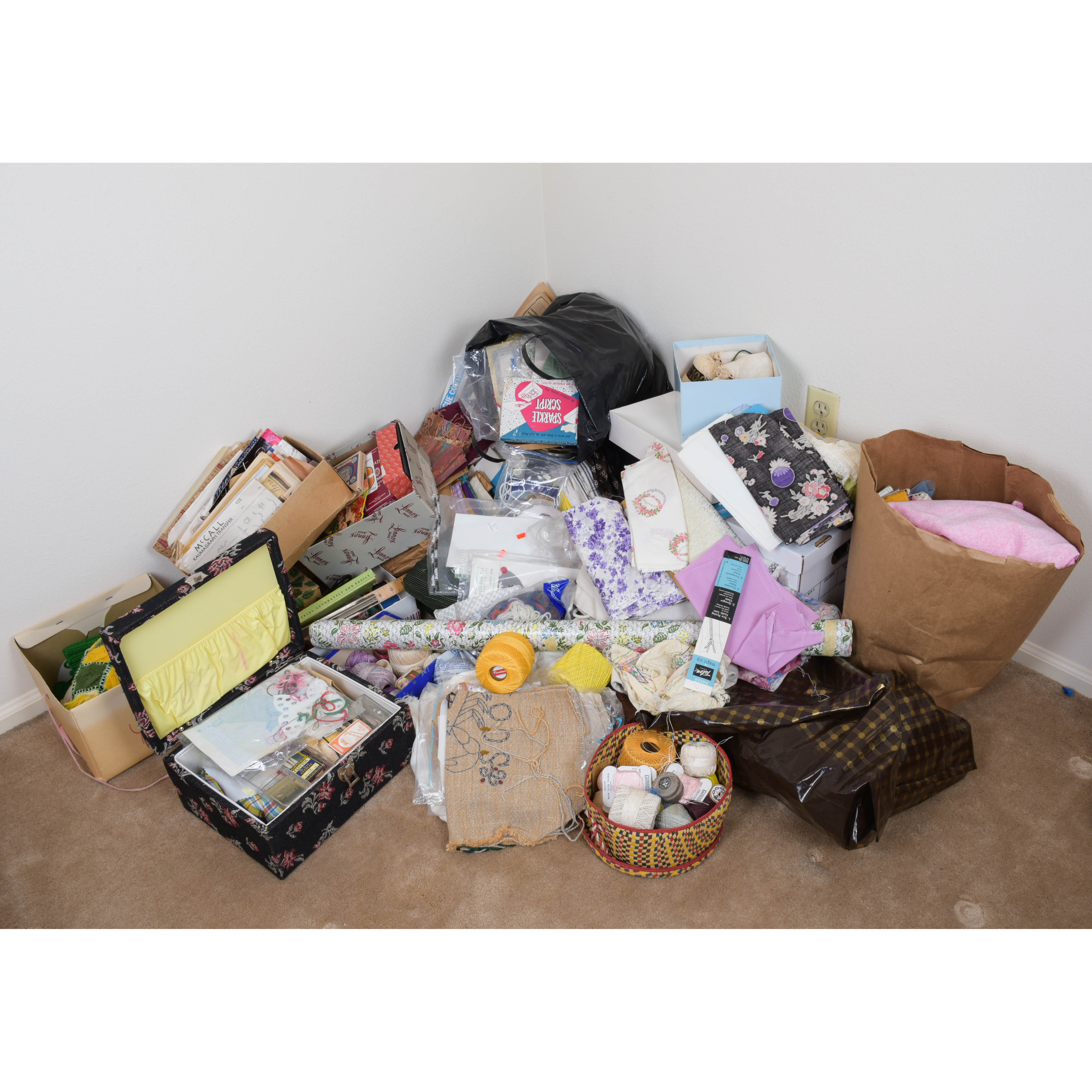 Voluminous Assemblage of Sewing and Craft Goods