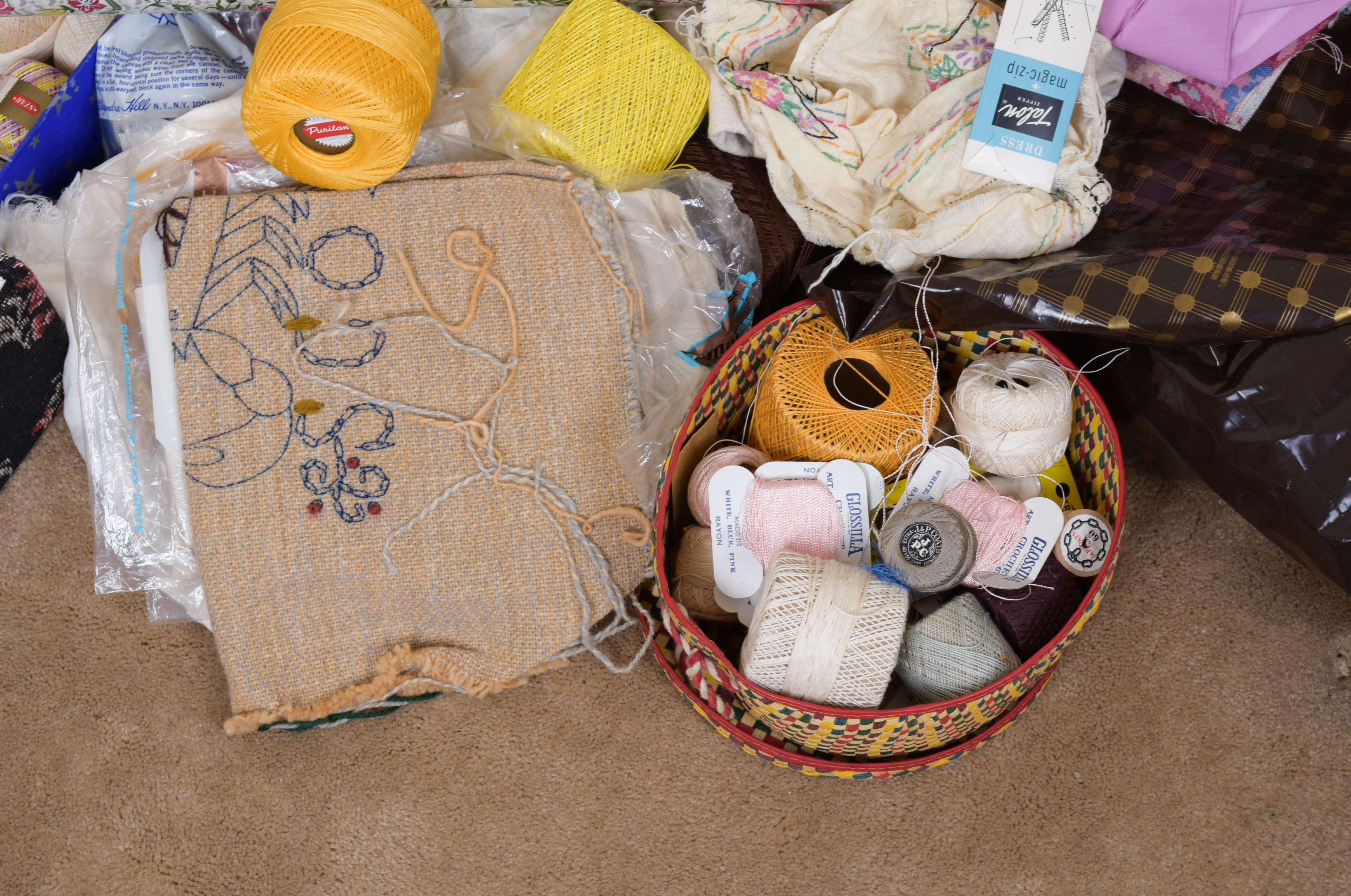 Voluminous Assemblage of Sewing and Craft Goods