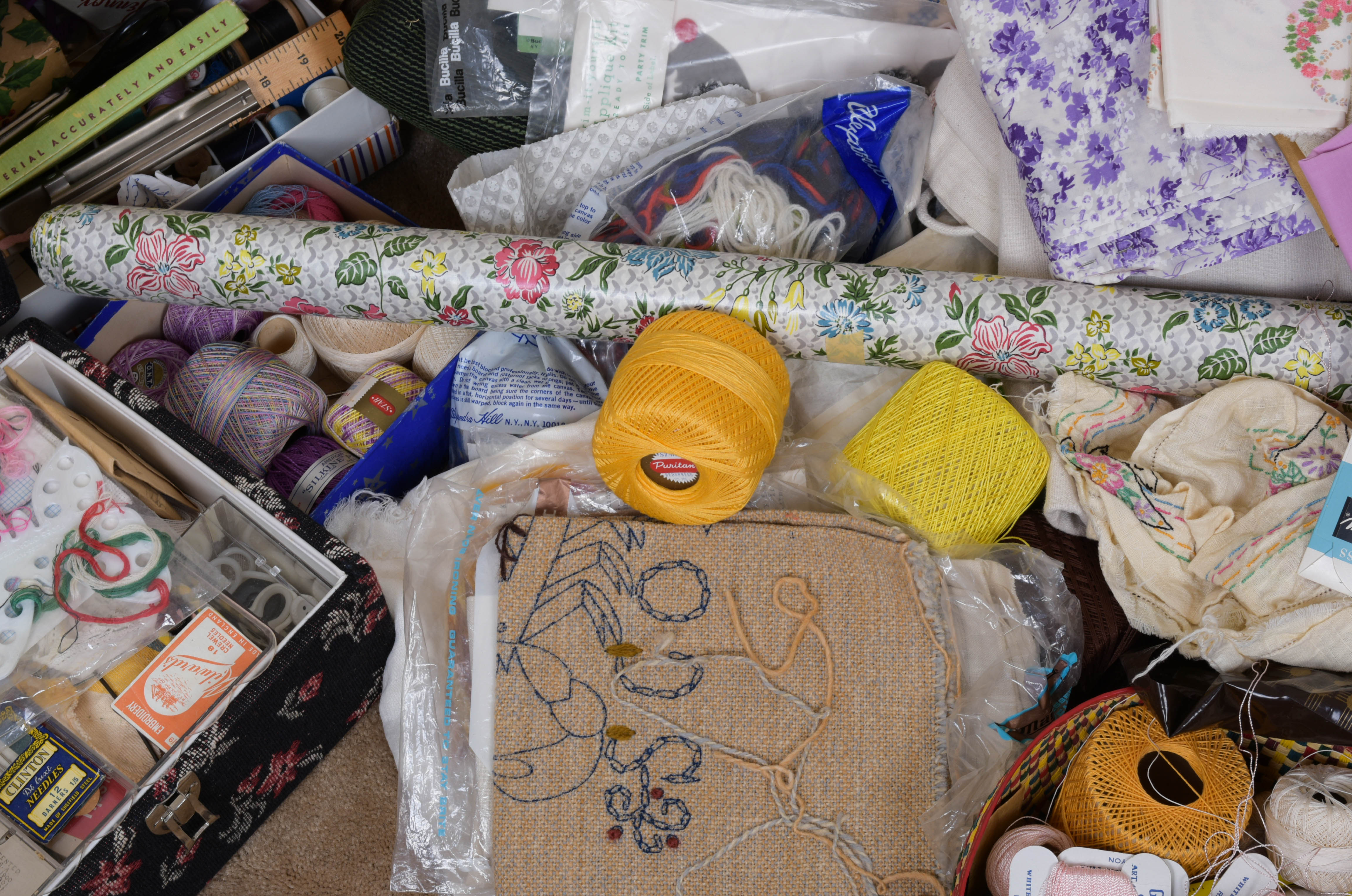 Voluminous Assemblage of Sewing and Craft Goods