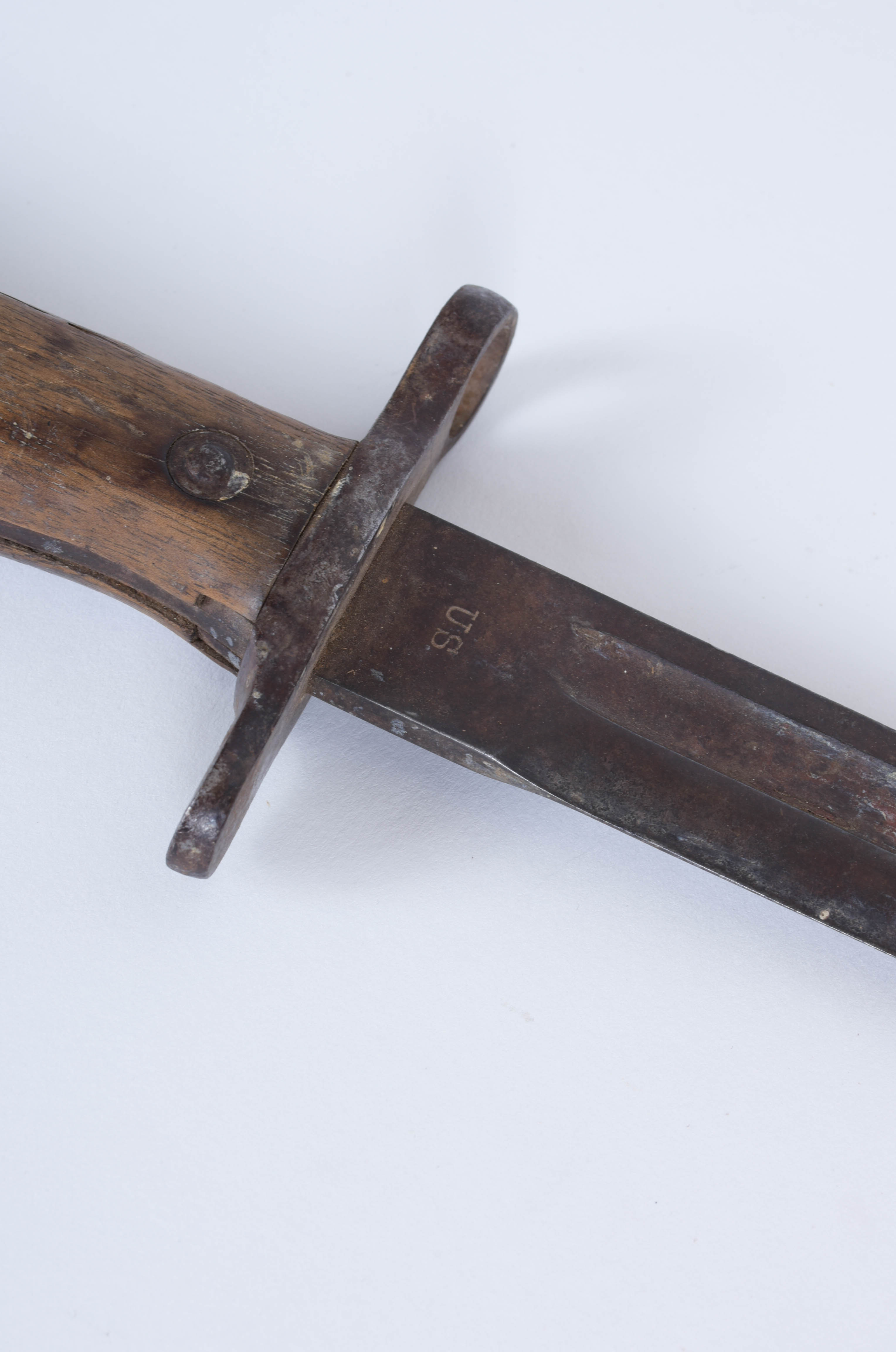 Circa WWI U.S. Bayonet With Leather Scabbard