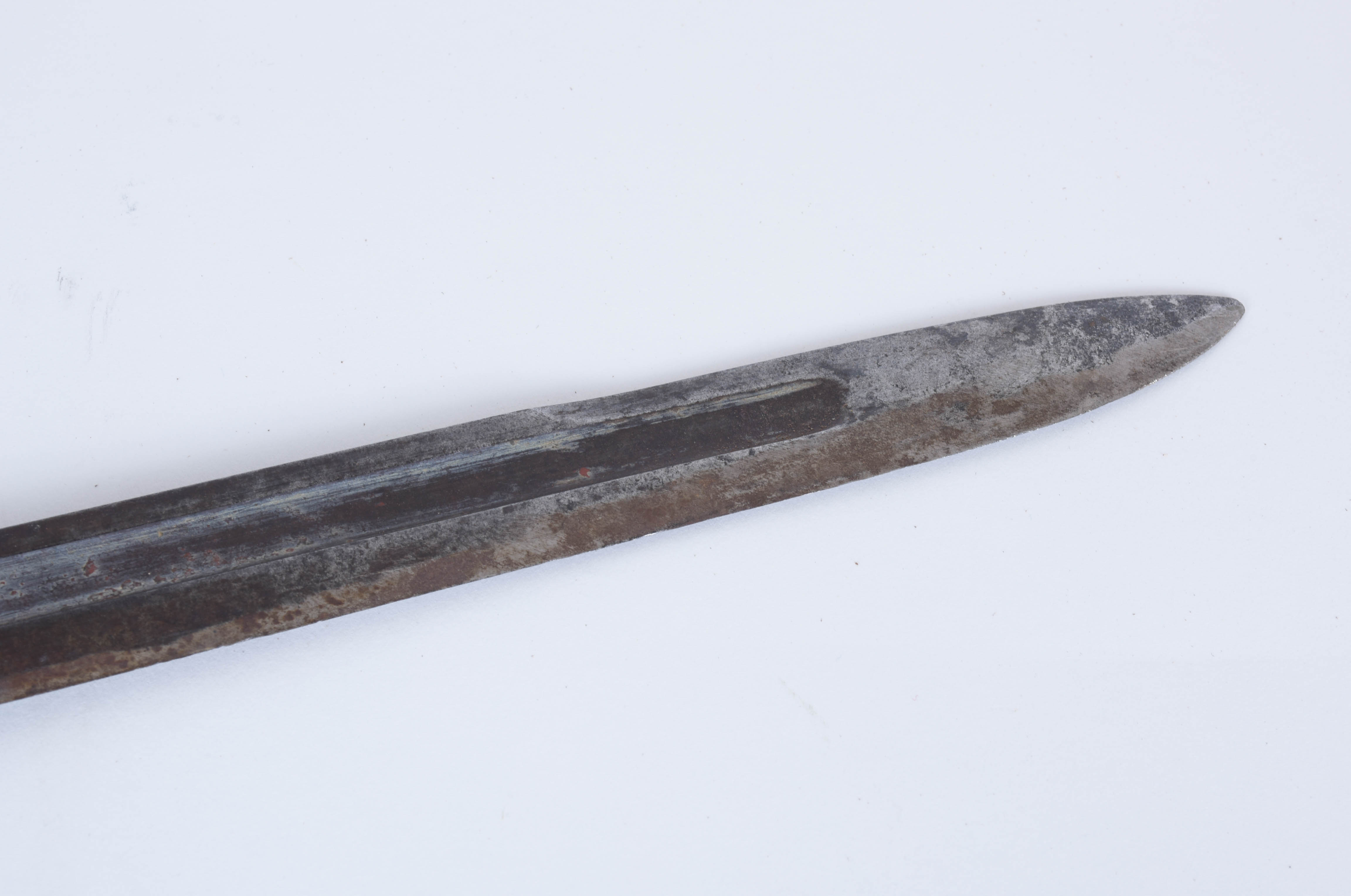 Circa WWI U.S. Bayonet With Leather Scabbard