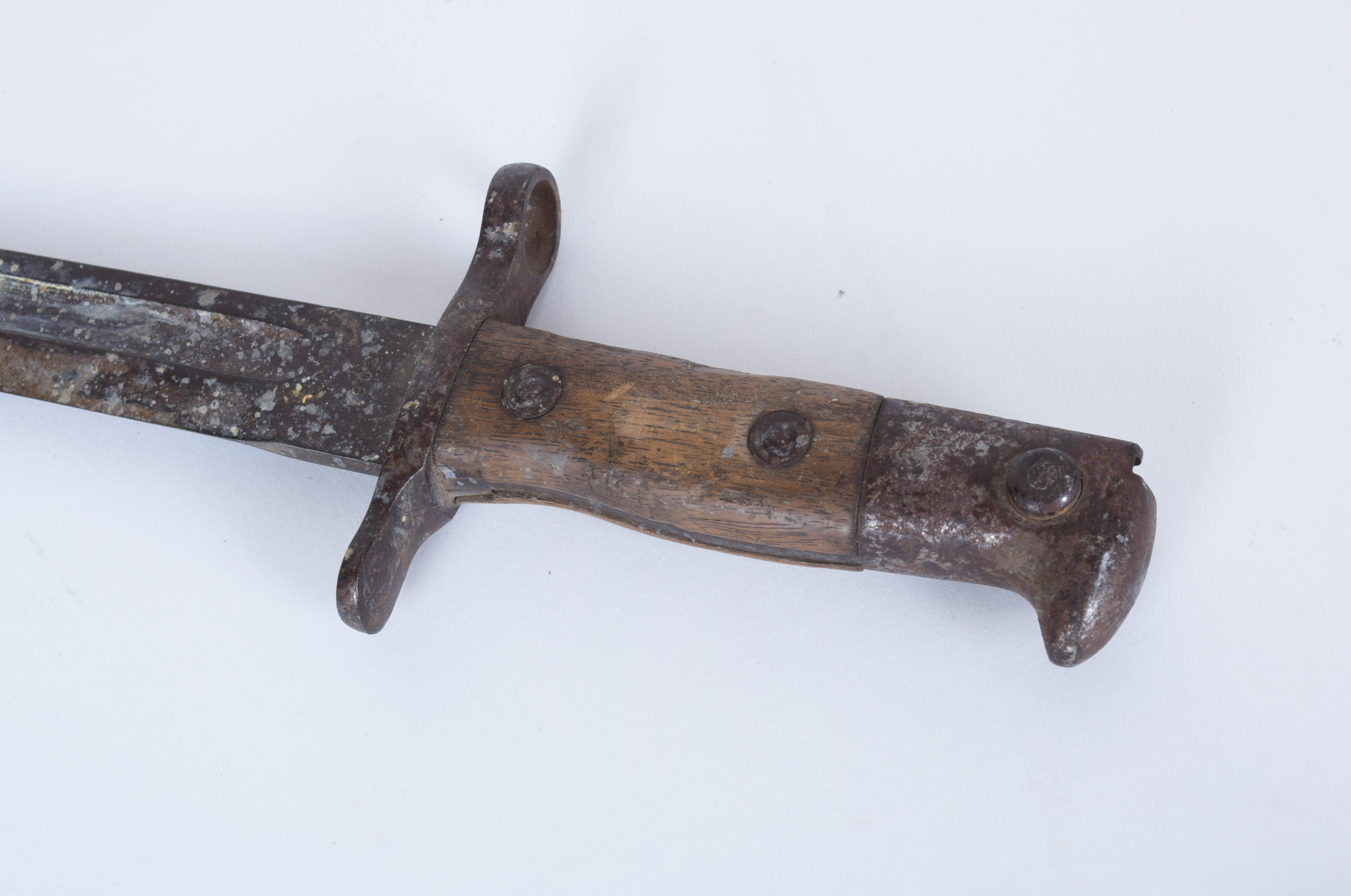 Circa WWI U.S. Bayonet With Leather Scabbard