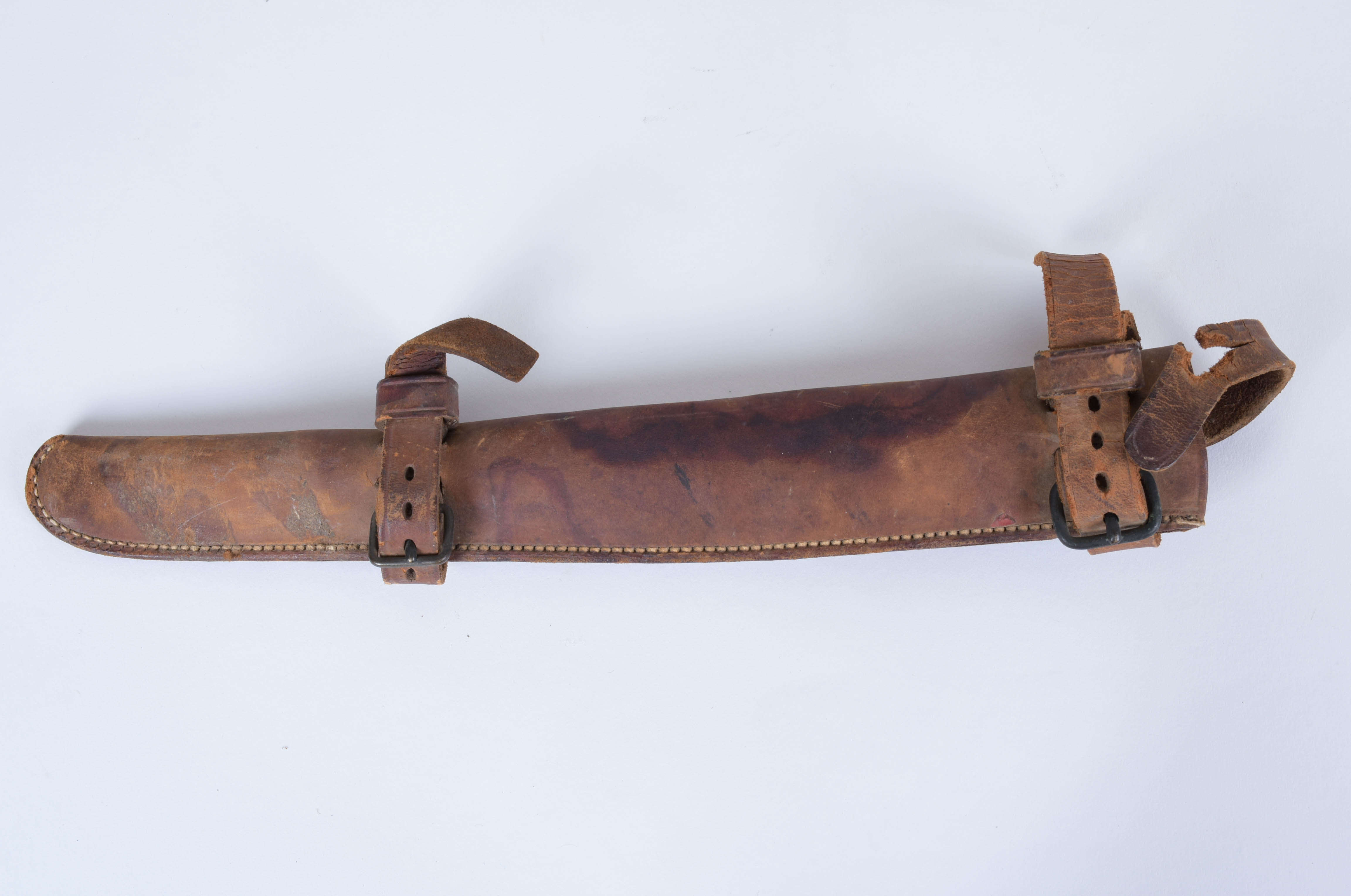 Circa WWI U.S. Bayonet With Leather Scabbard