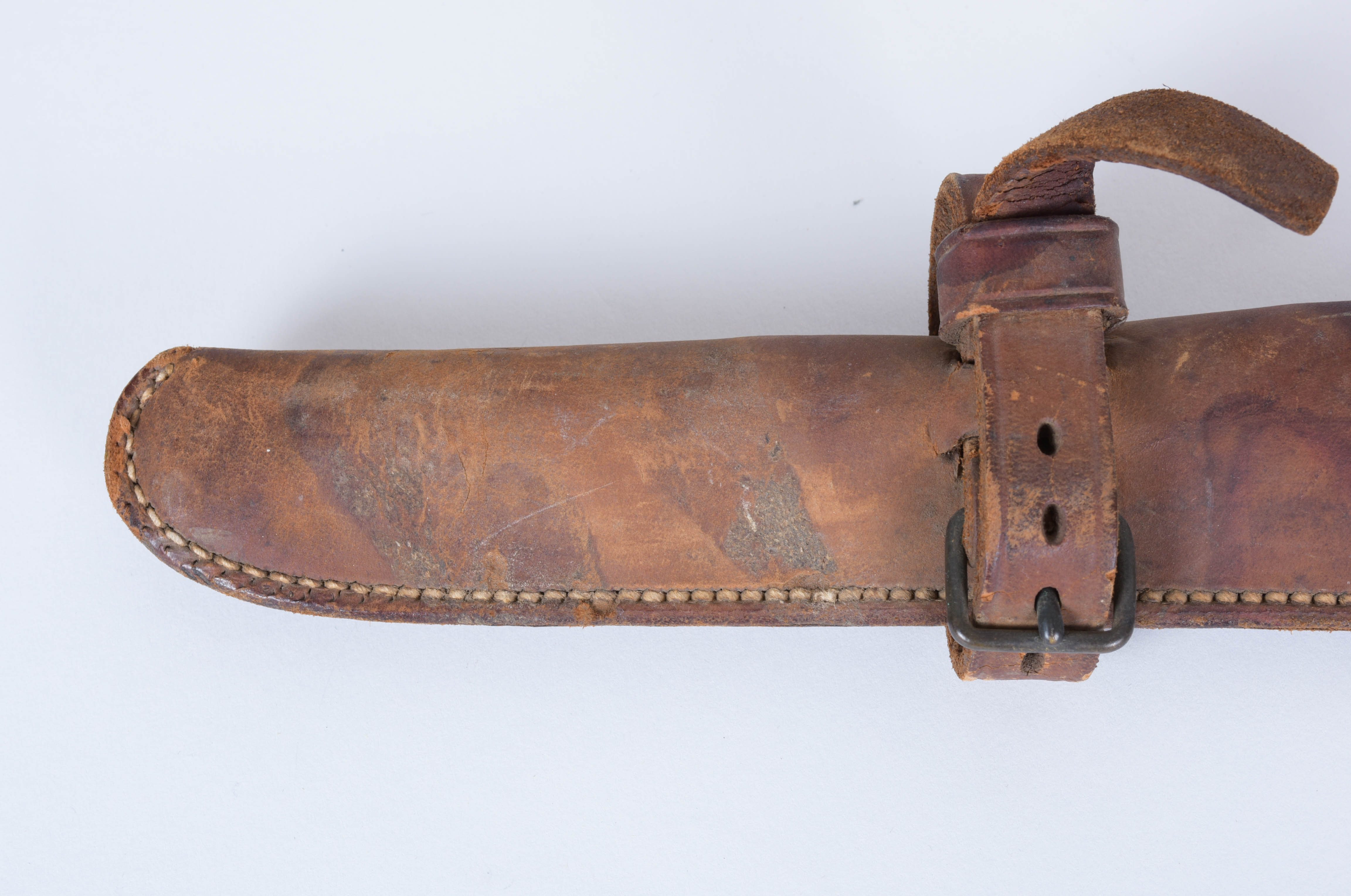 Circa WWI U.S. Bayonet With Leather Scabbard