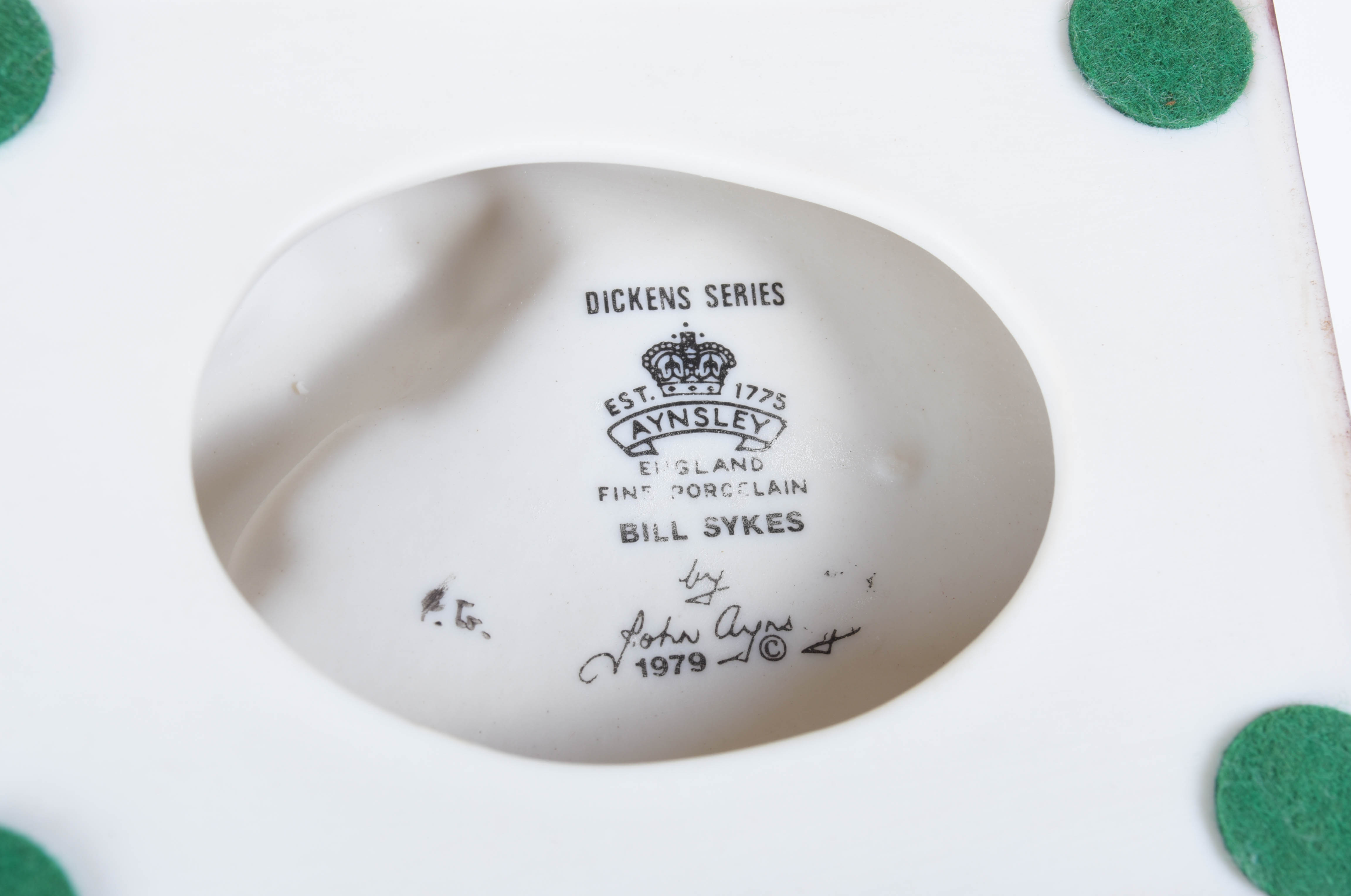 Anysley Porcelain Dickens' "Bill Sykes" Figurine