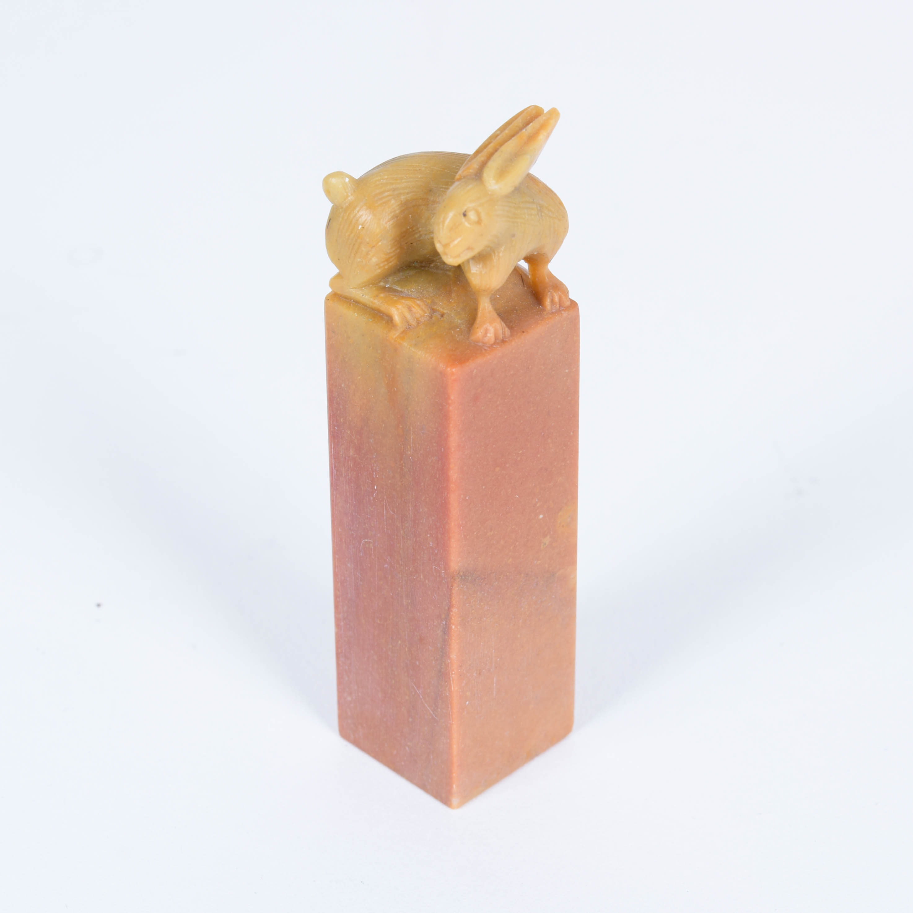 Carved Stone Rabbit Seal