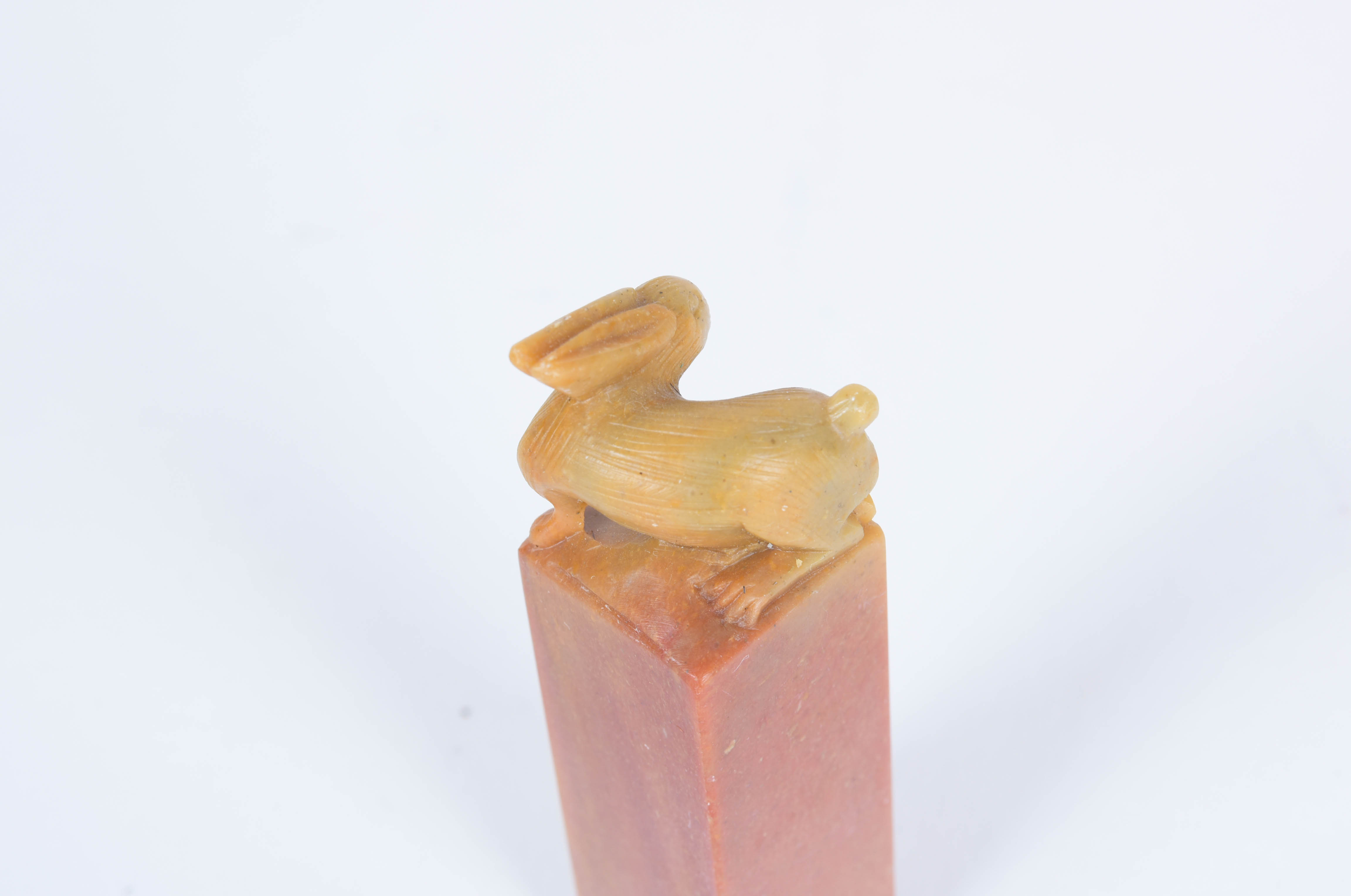 Carved Stone Rabbit Seal