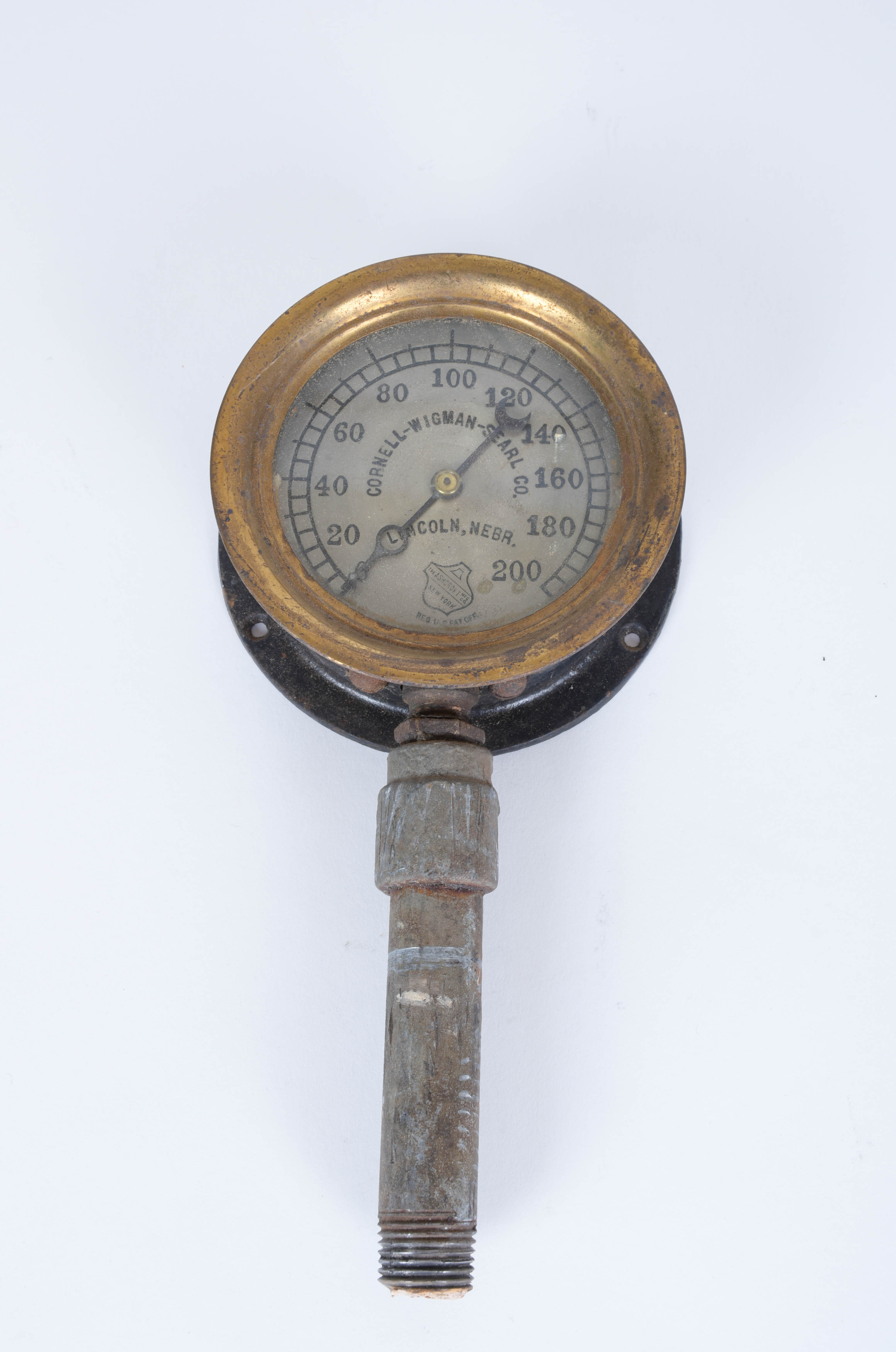 Cornell-Wigman-Searl Co. Steam Gauge and Thermometer