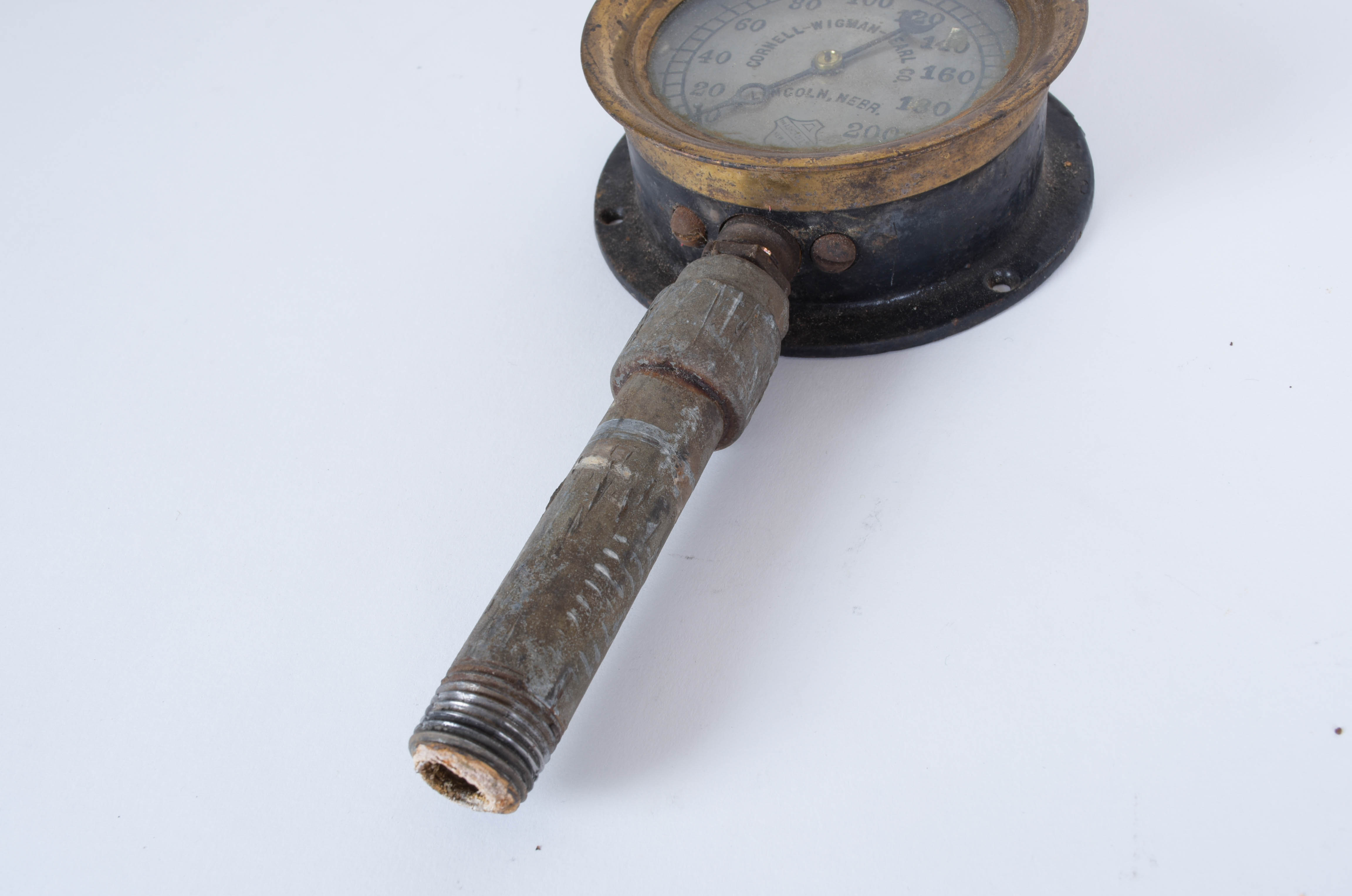 Cornell-Wigman-Searl Co. Steam Gauge and Thermometer