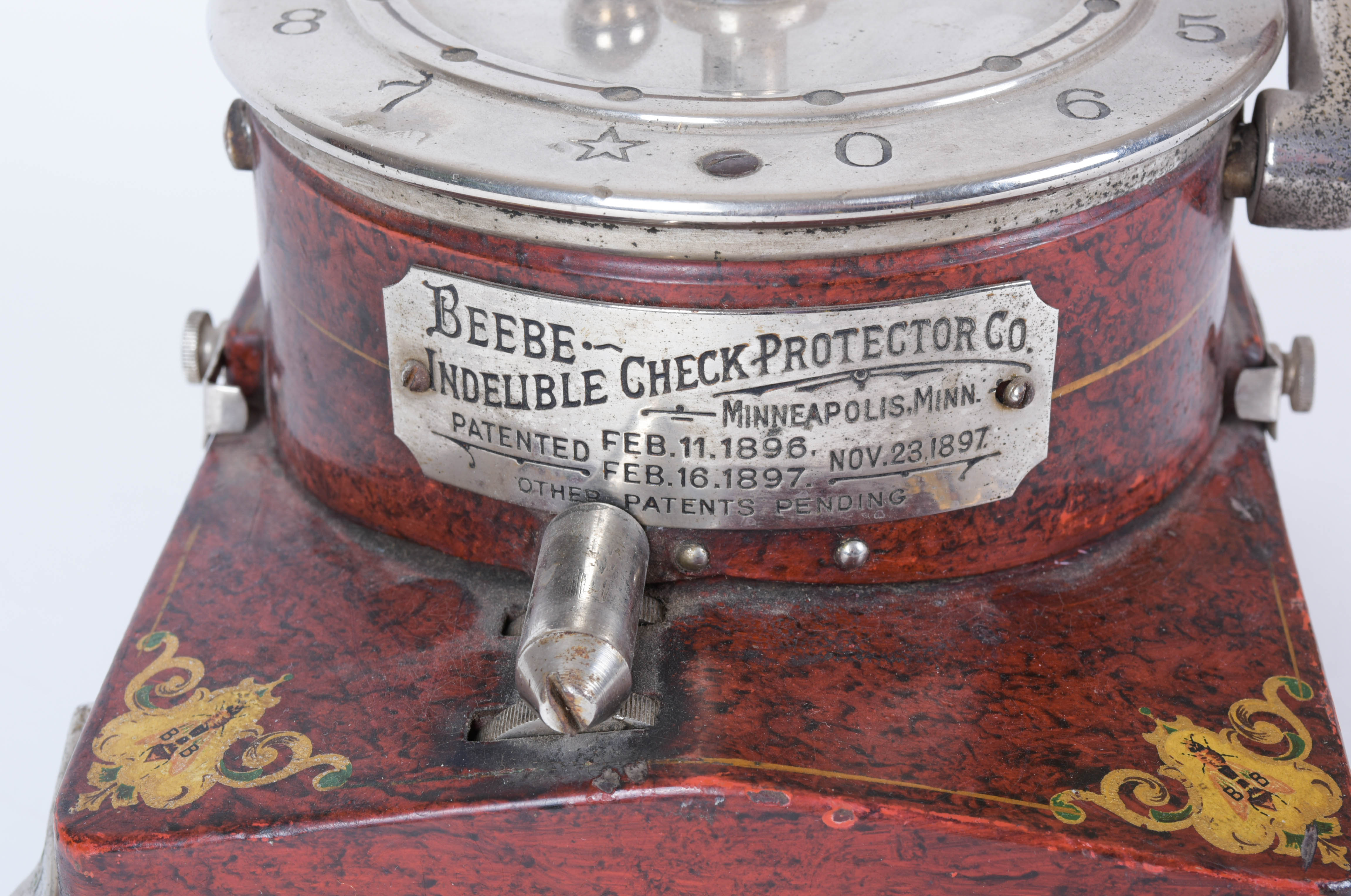 Antique Beebe Indelible Check Protector