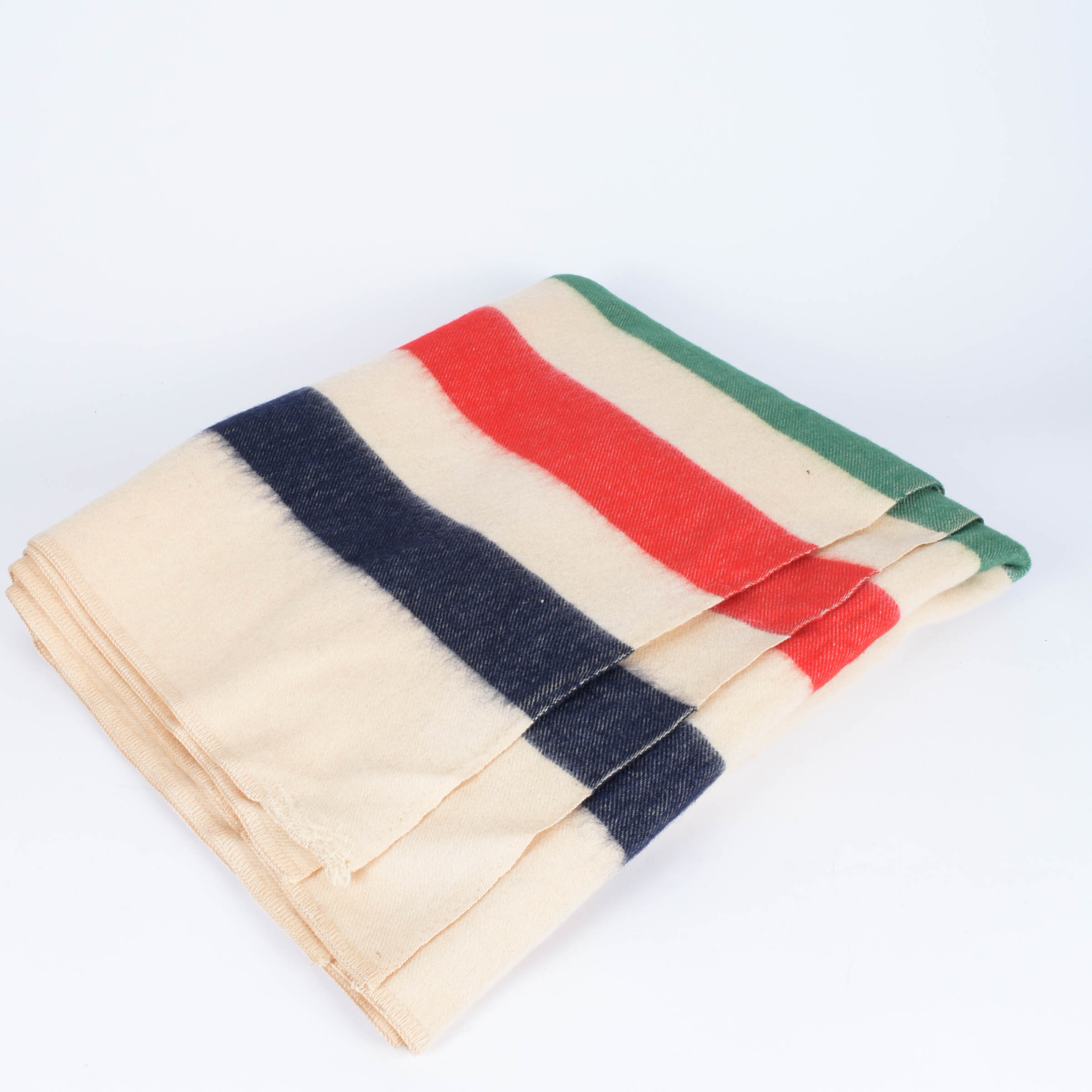 Vintage Wool Hudson Bay Point Blanket