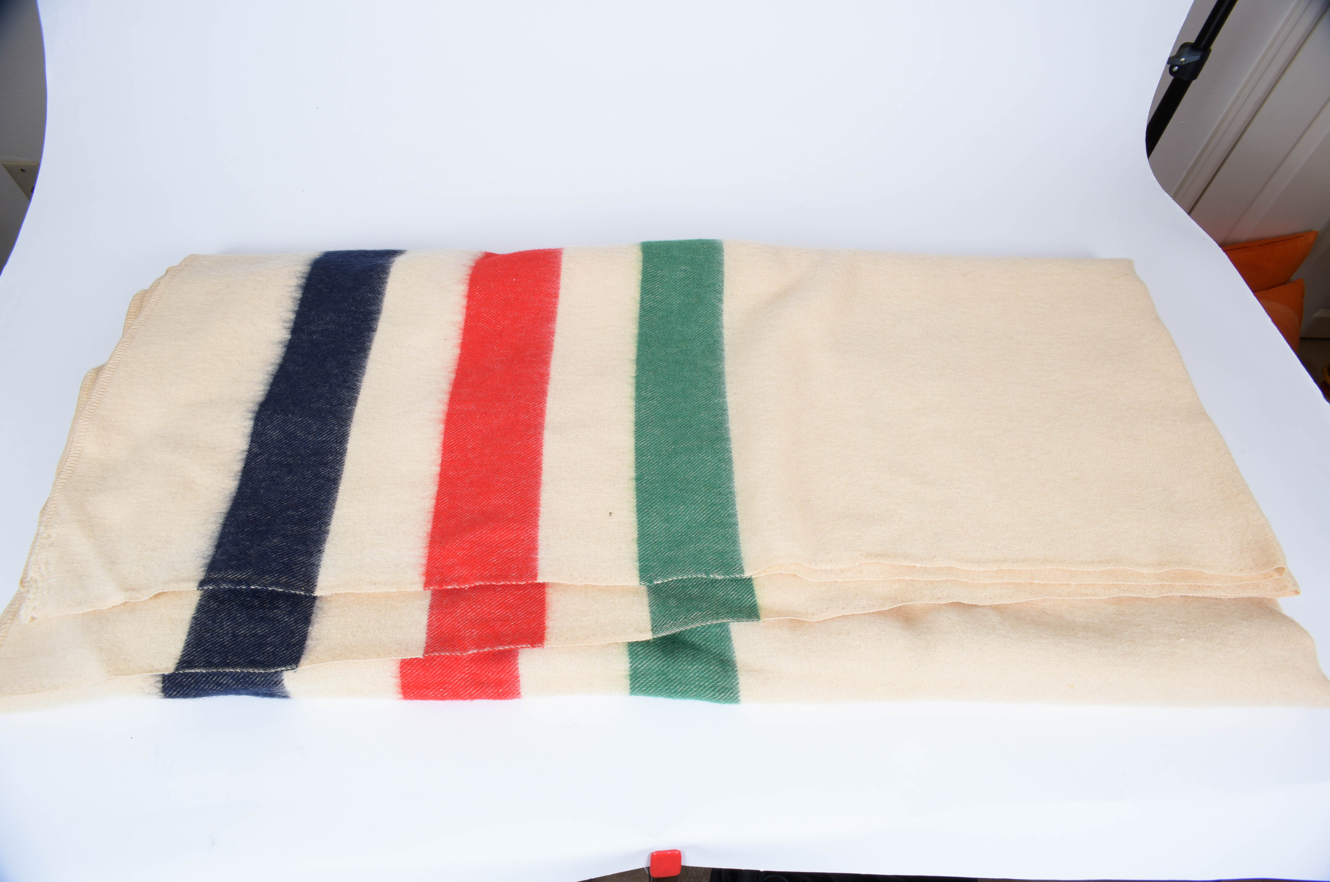 Vintage Wool Hudson Bay Point Blanket
