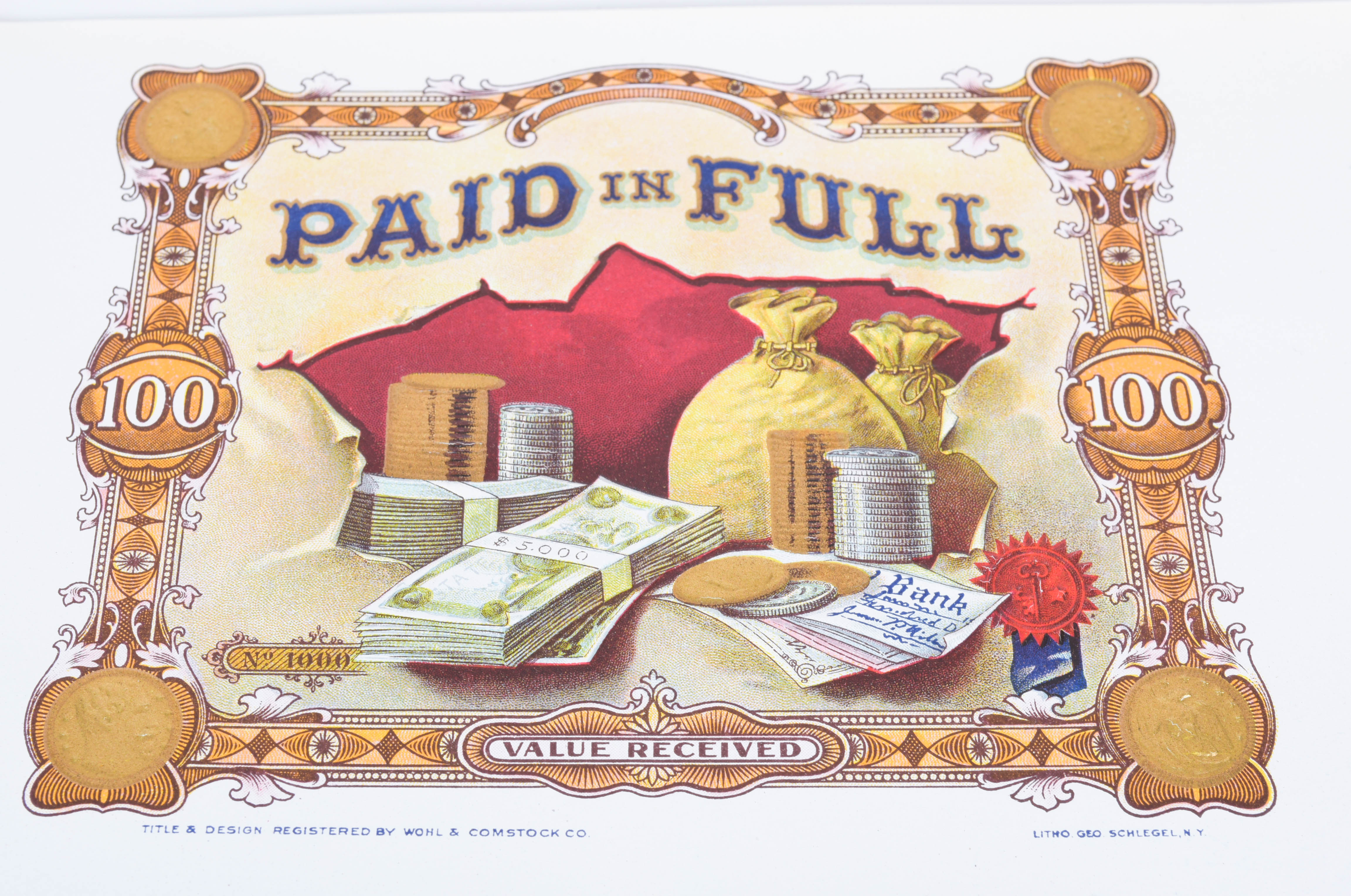 19th Century Reproduction Cigar Box Labels