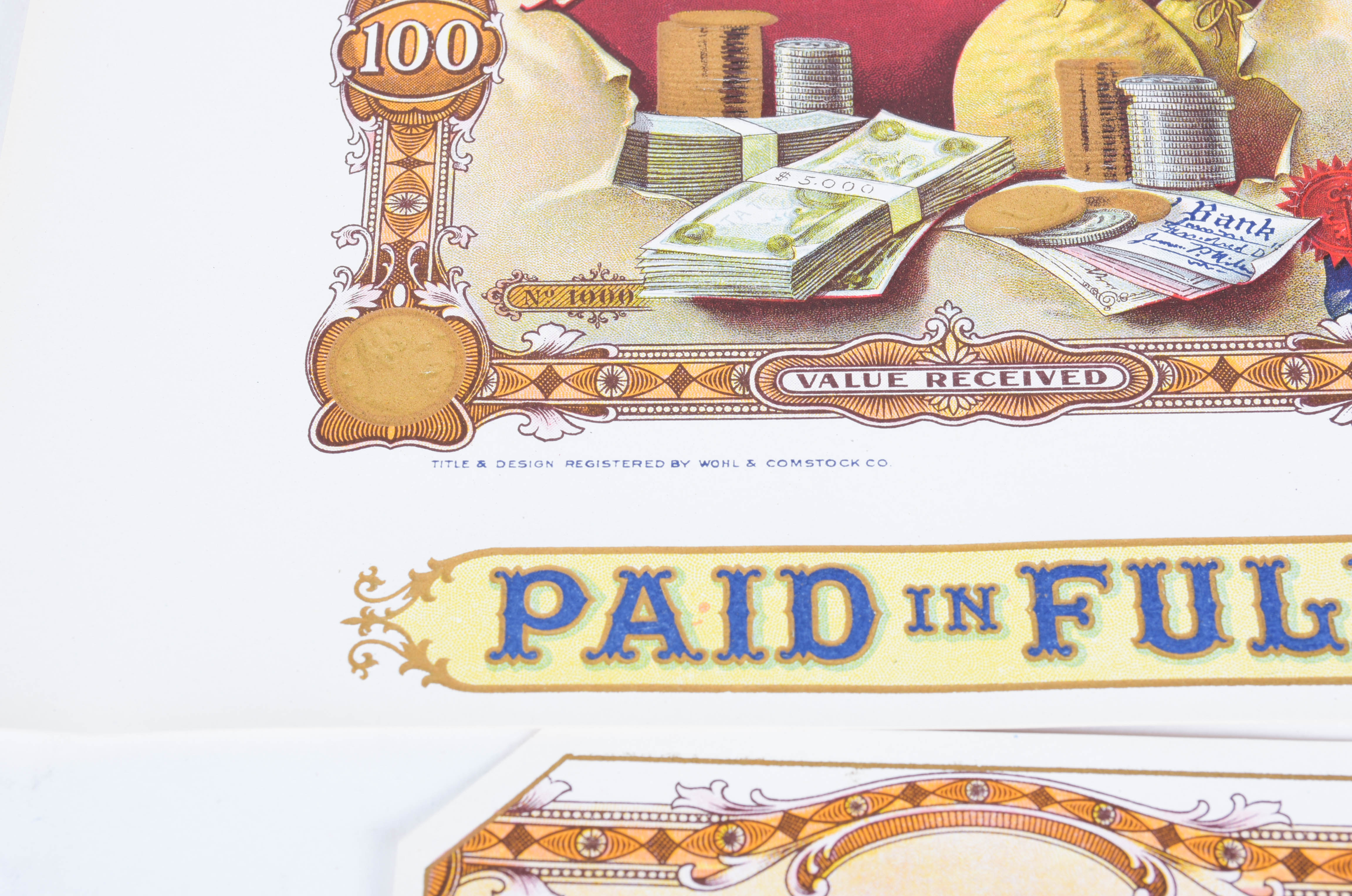 19th Century Reproduction Cigar Box Labels