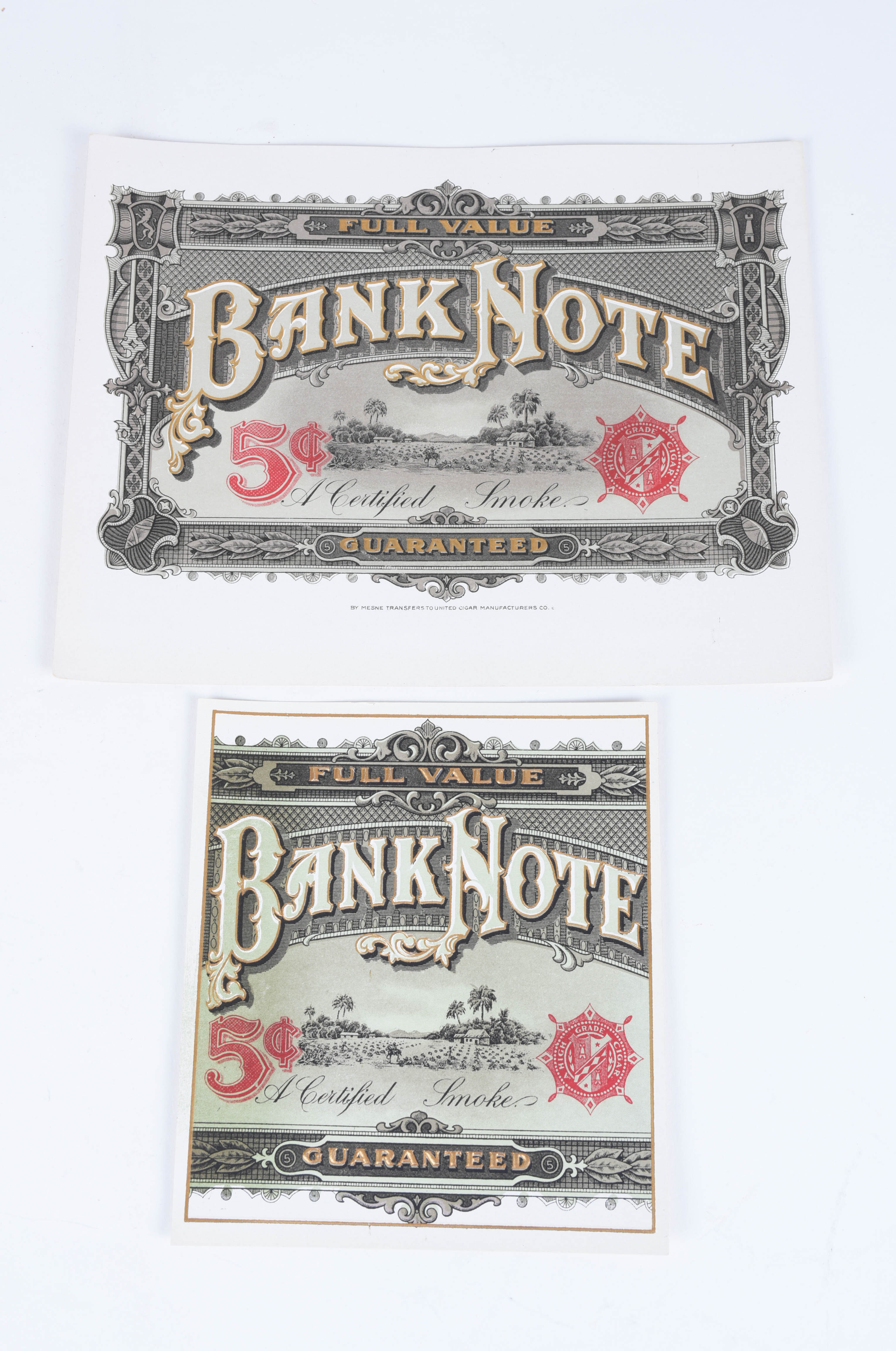 19th Century Reproduction Cigar Box Labels