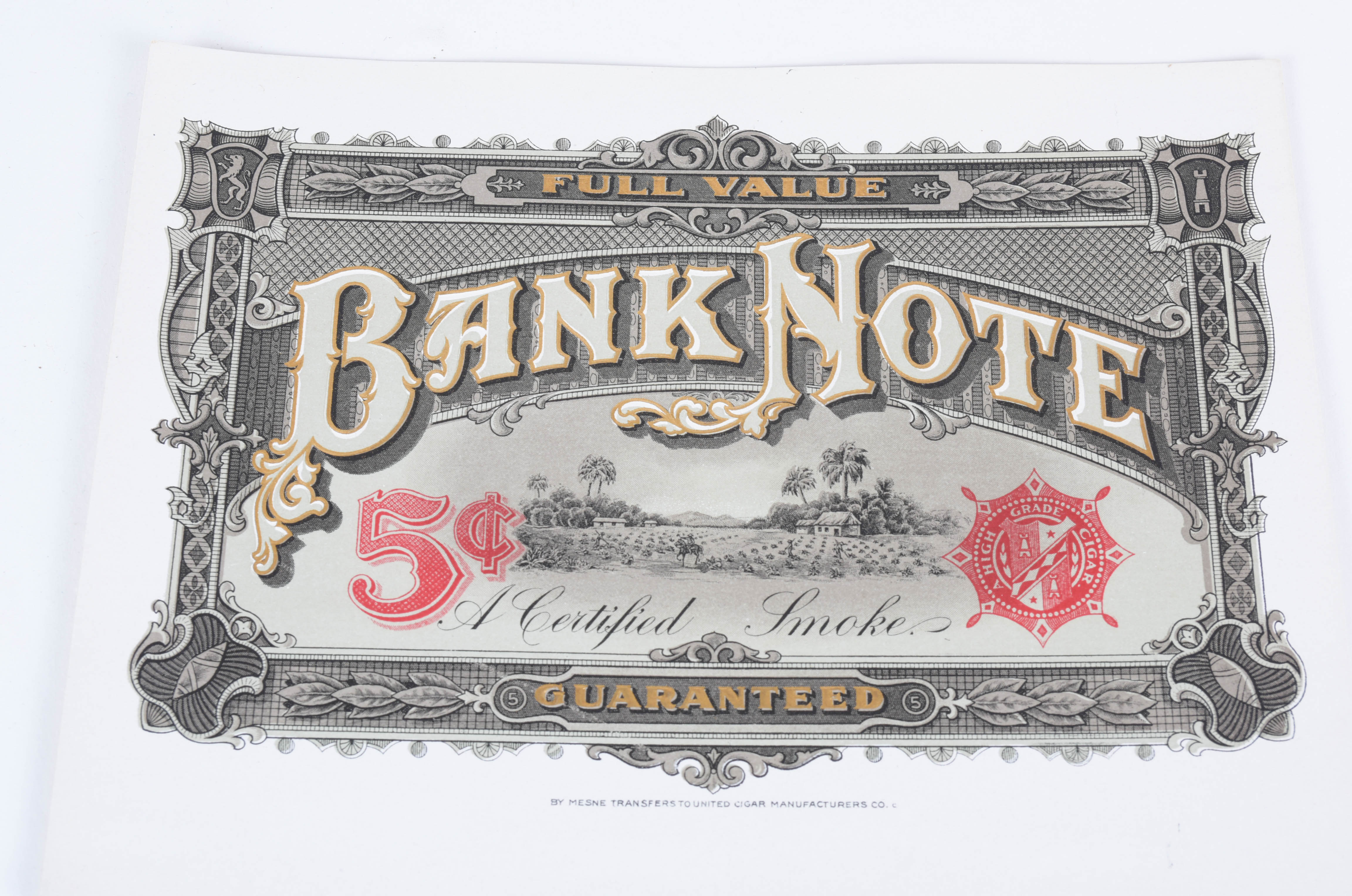 19th Century Reproduction Cigar Box Labels