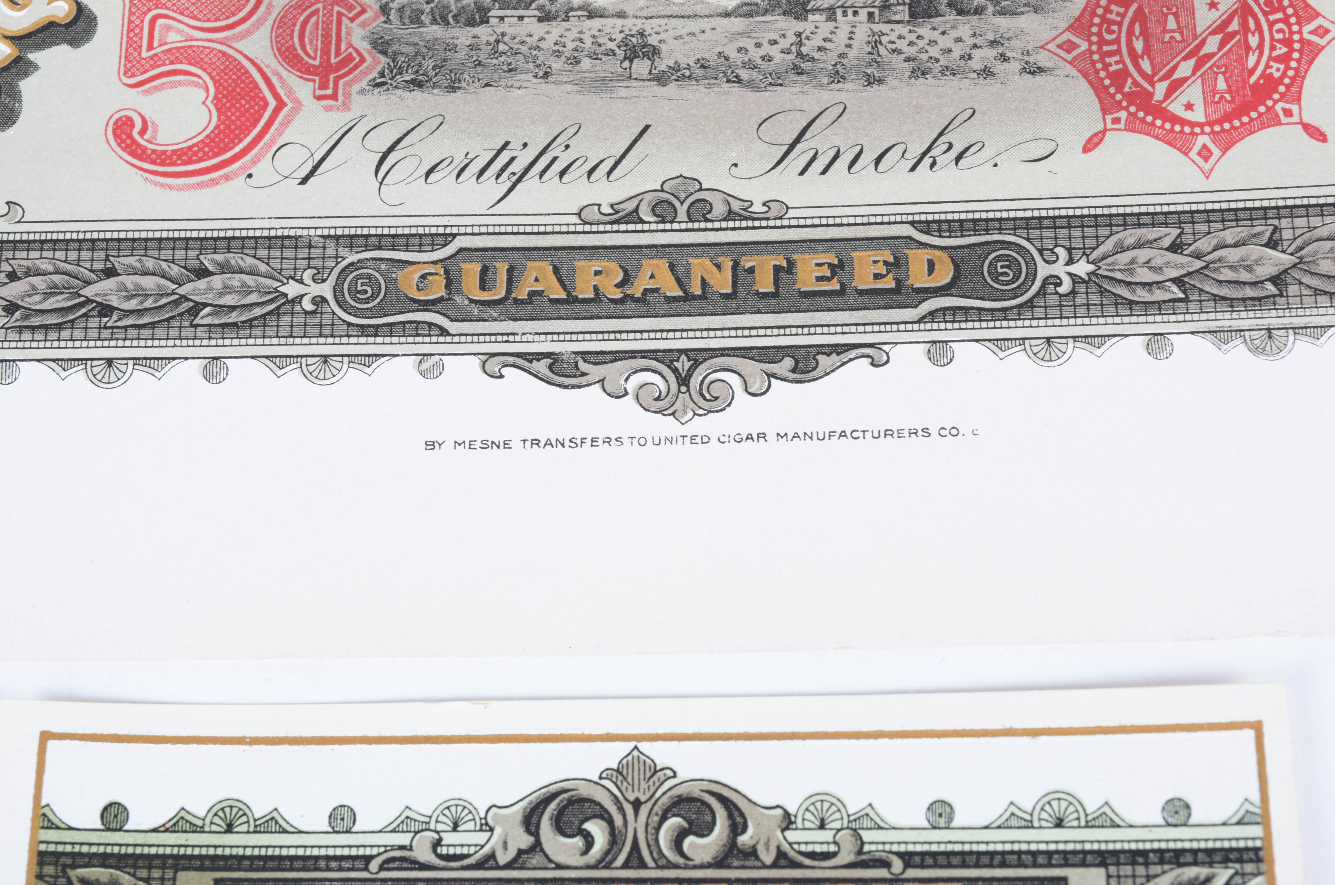 19th Century Reproduction Cigar Box Labels