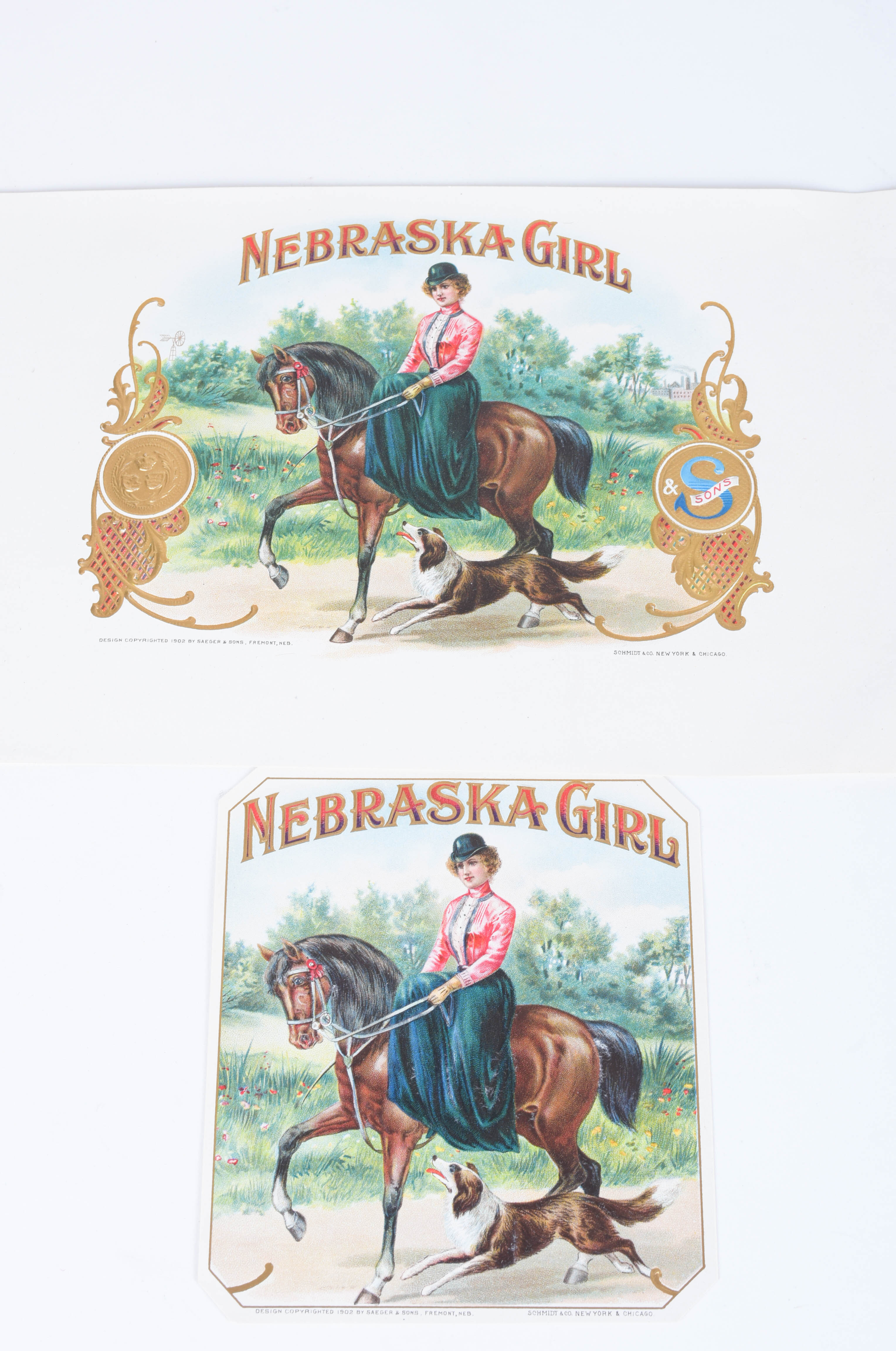 19th Century Reproduction Cigar Box Labels