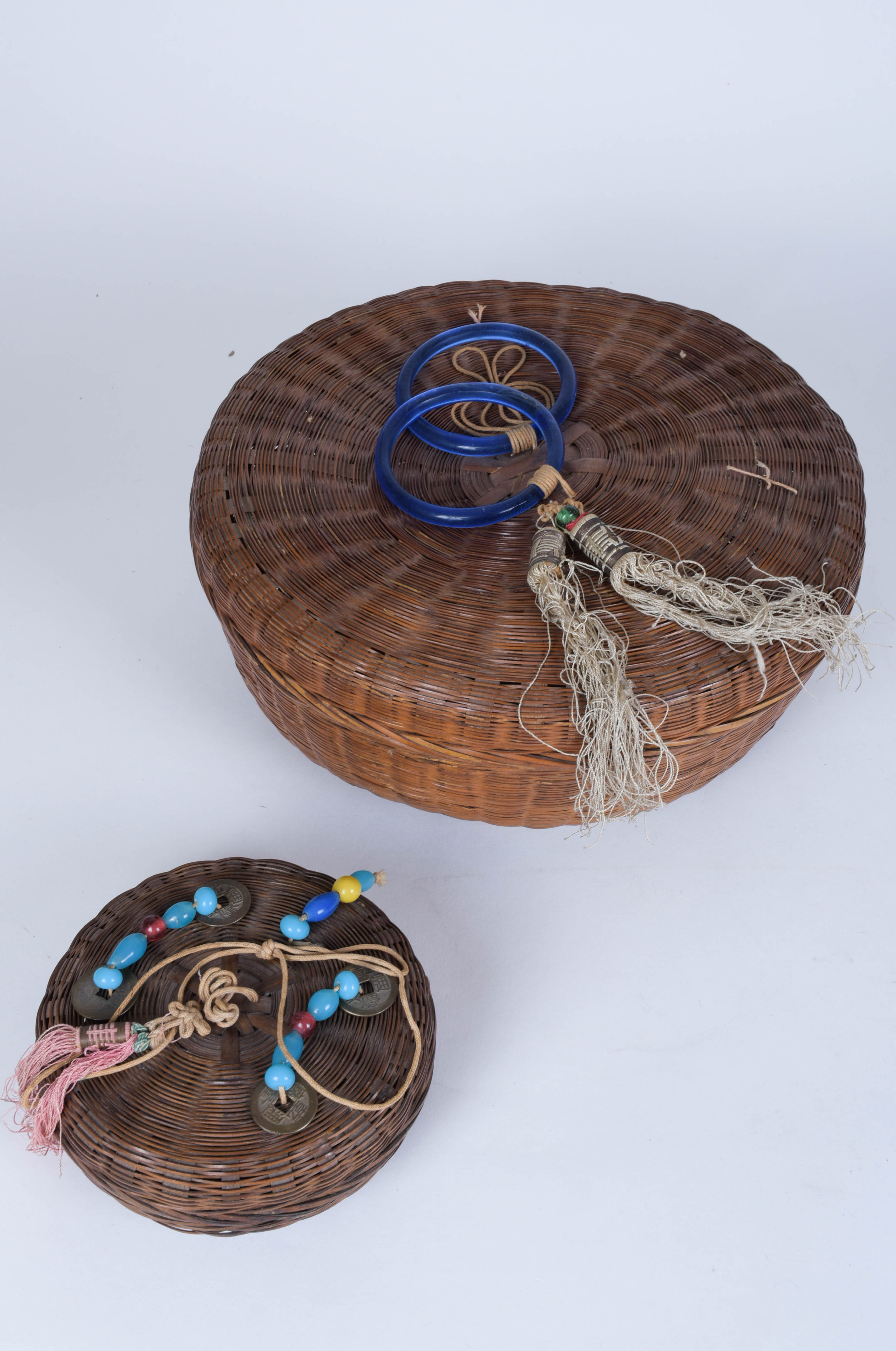 Vintage Hand-Crafted Woven Basket Collection