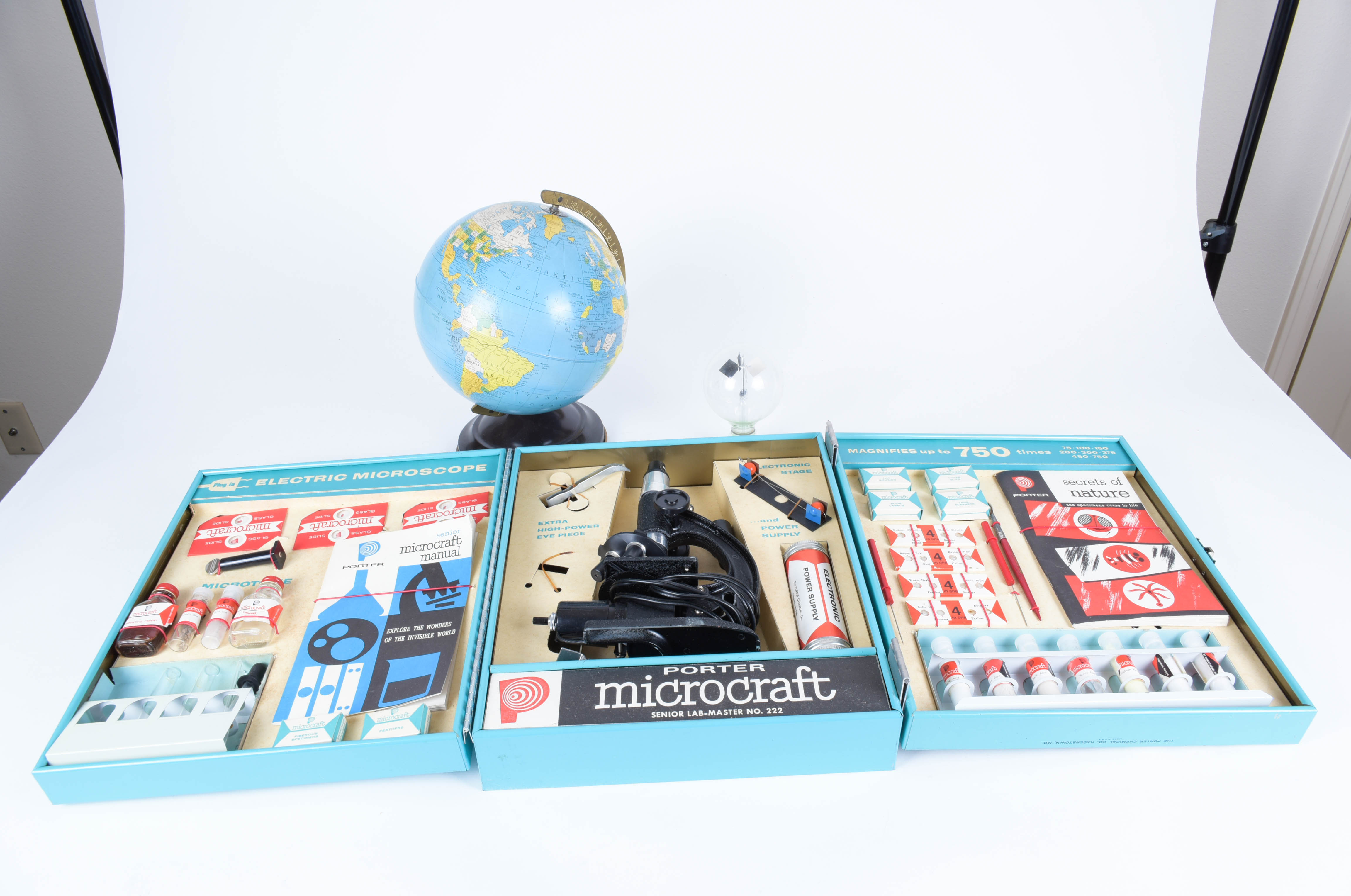 Circa 1950s  Porter Microscope Lab And Learning Toys