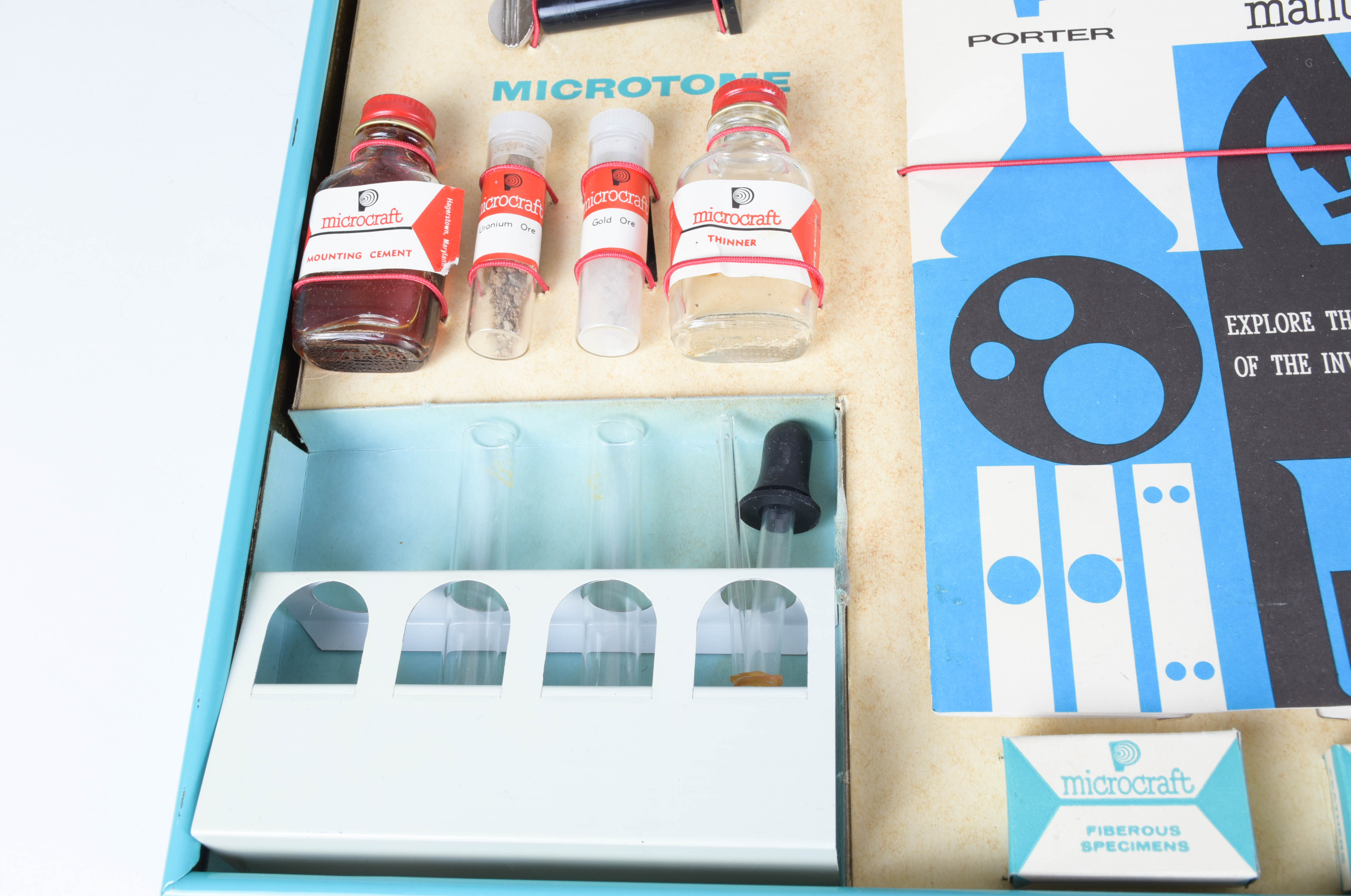 Circa 1950s  Porter Microscope Lab And Learning Toys