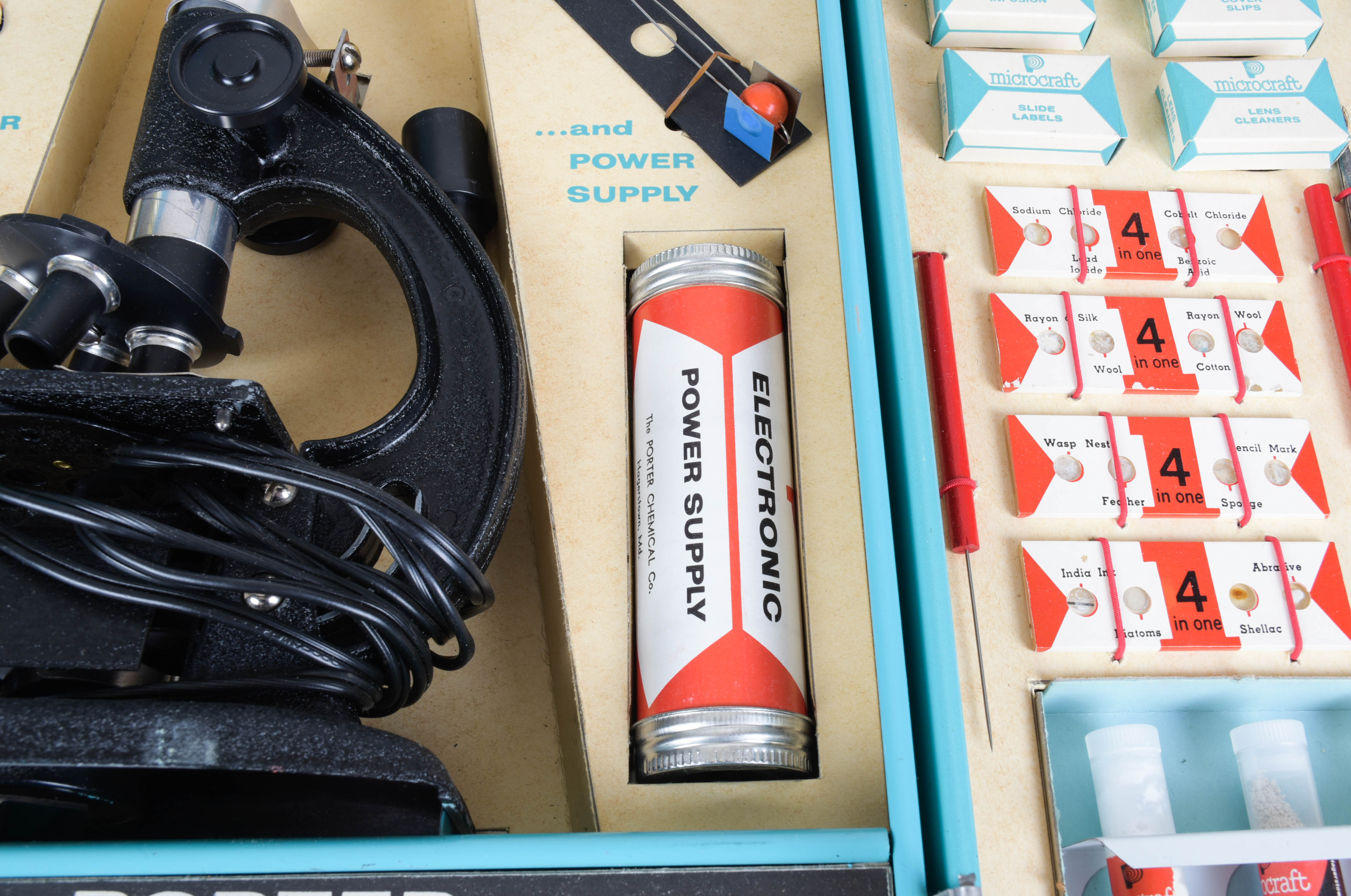 Circa 1950s  Porter Microscope Lab And Learning Toys