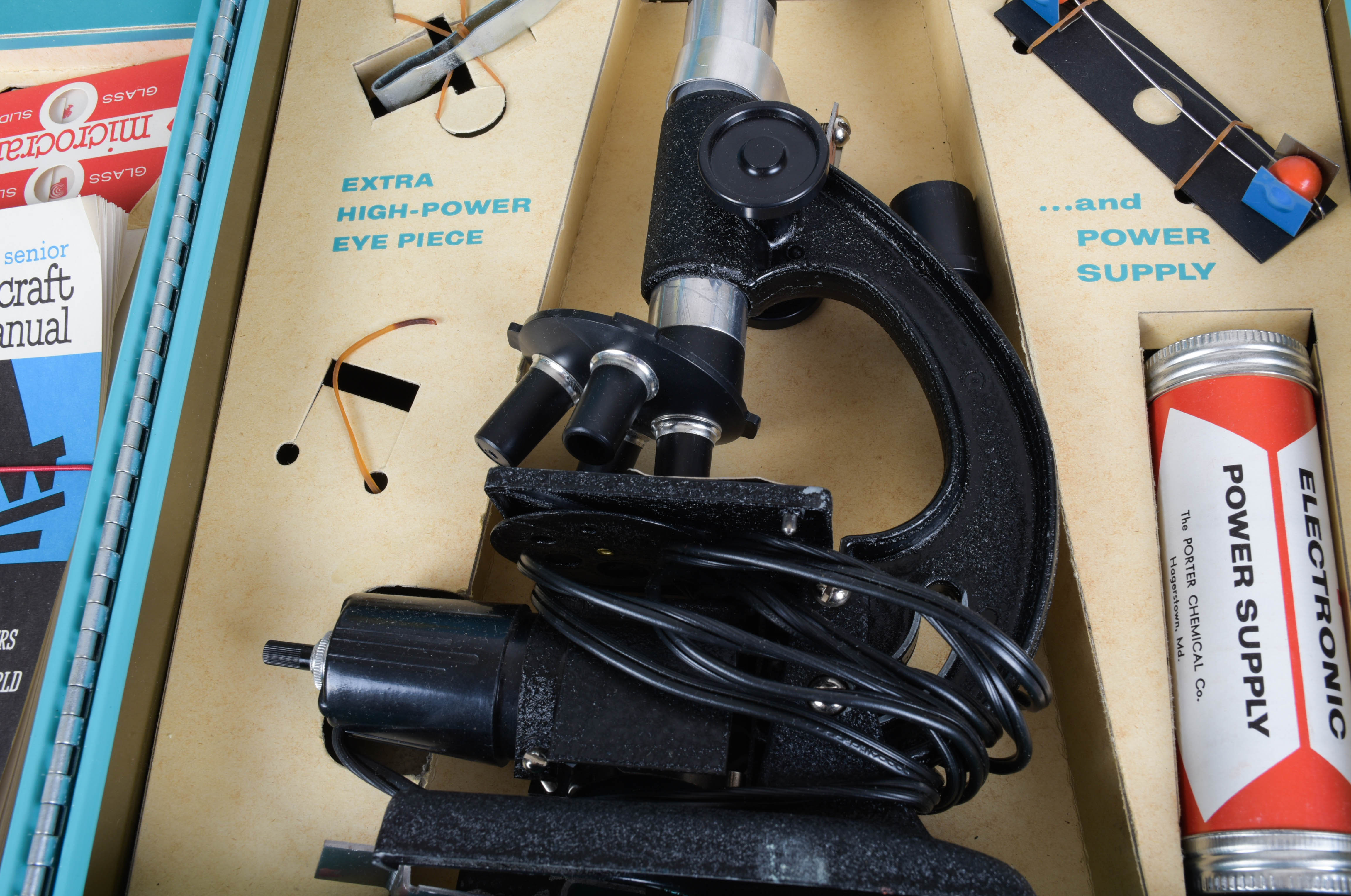 Circa 1950s  Porter Microscope Lab And Learning Toys