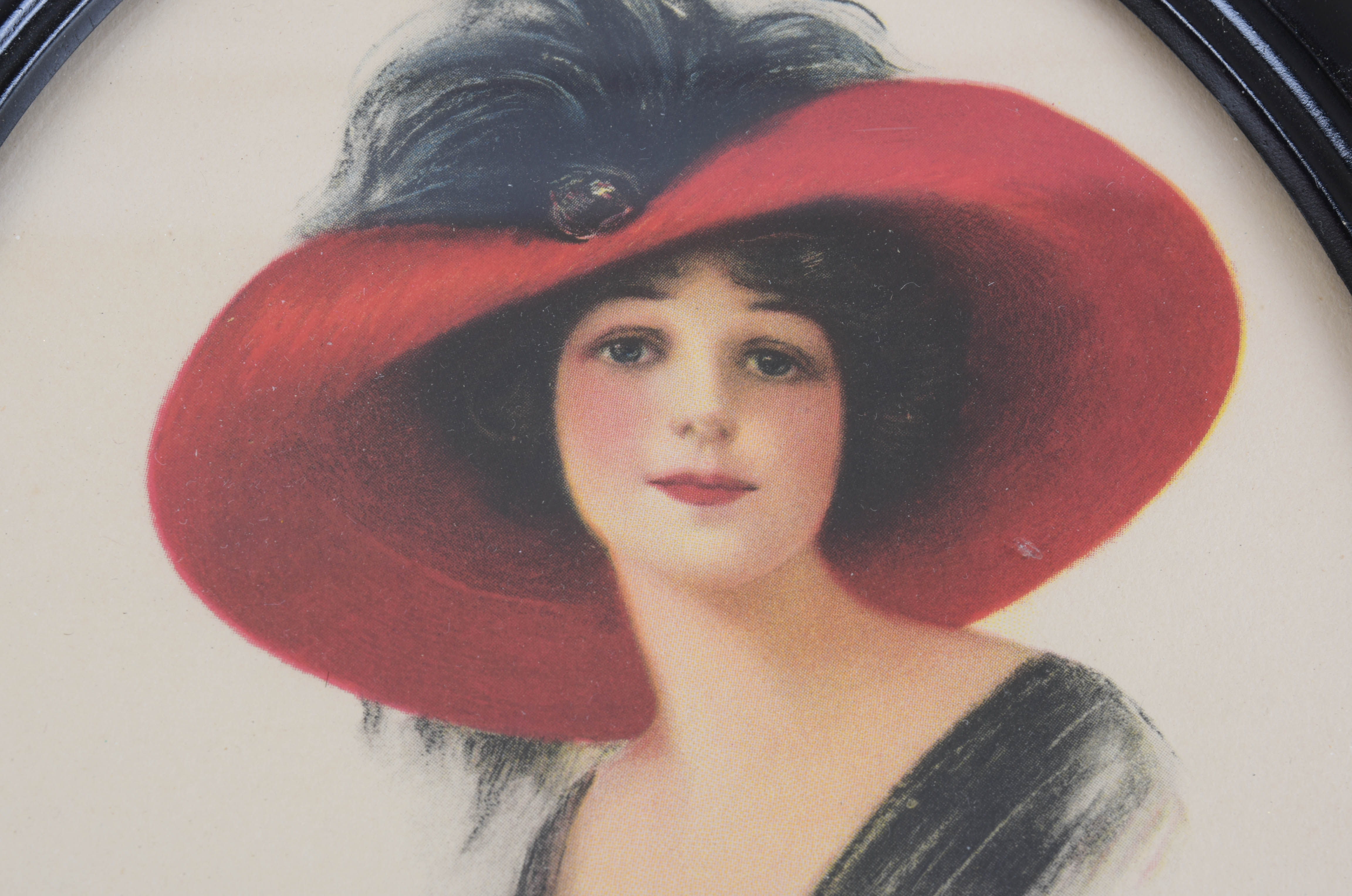 Vintage Framed Art Featuring Women and Children