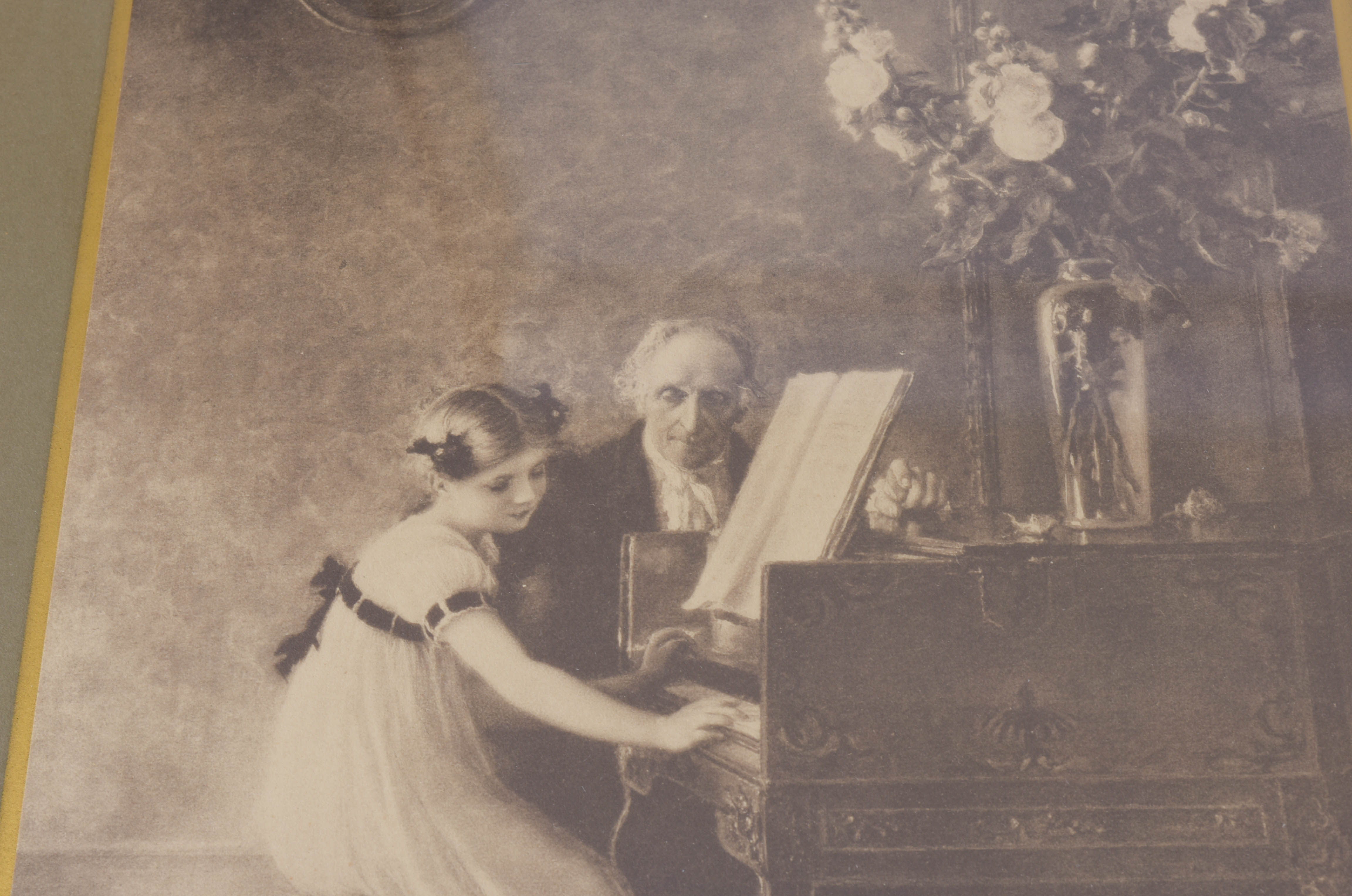 Vintage Framed Art Featuring Women and Children