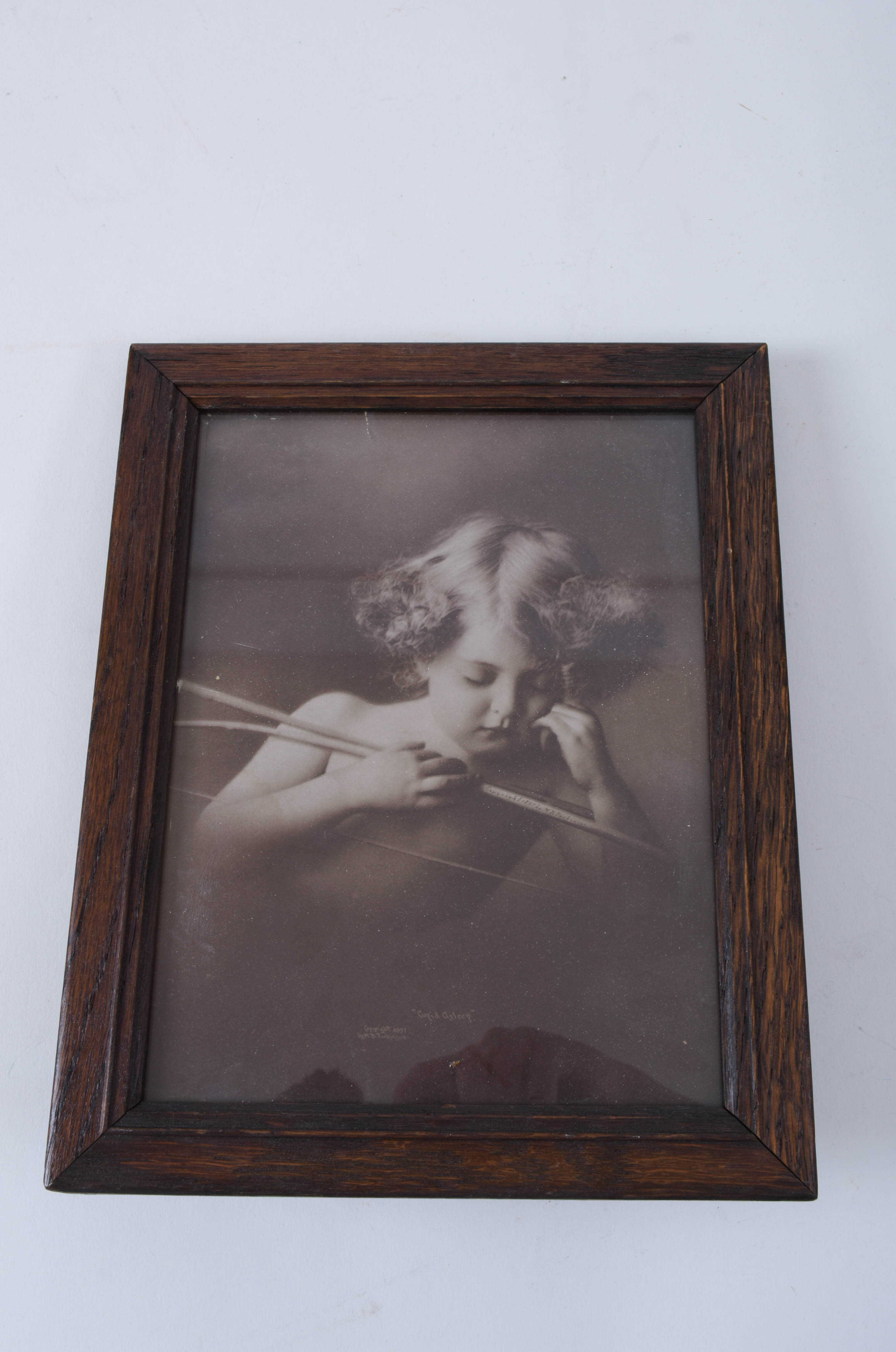 Vintage Framed Art Featuring Women and Children