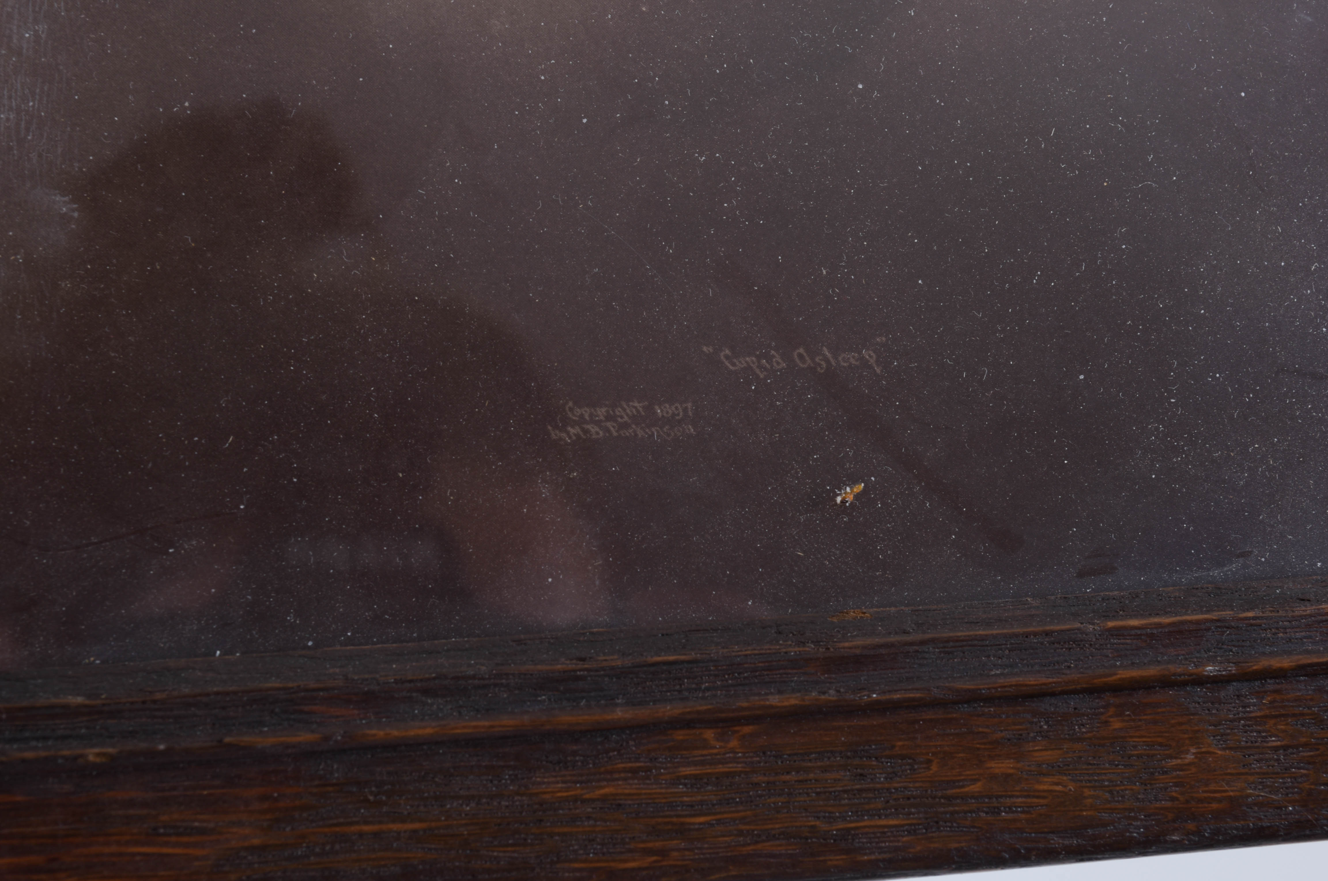 Vintage Framed Art Featuring Women and Children