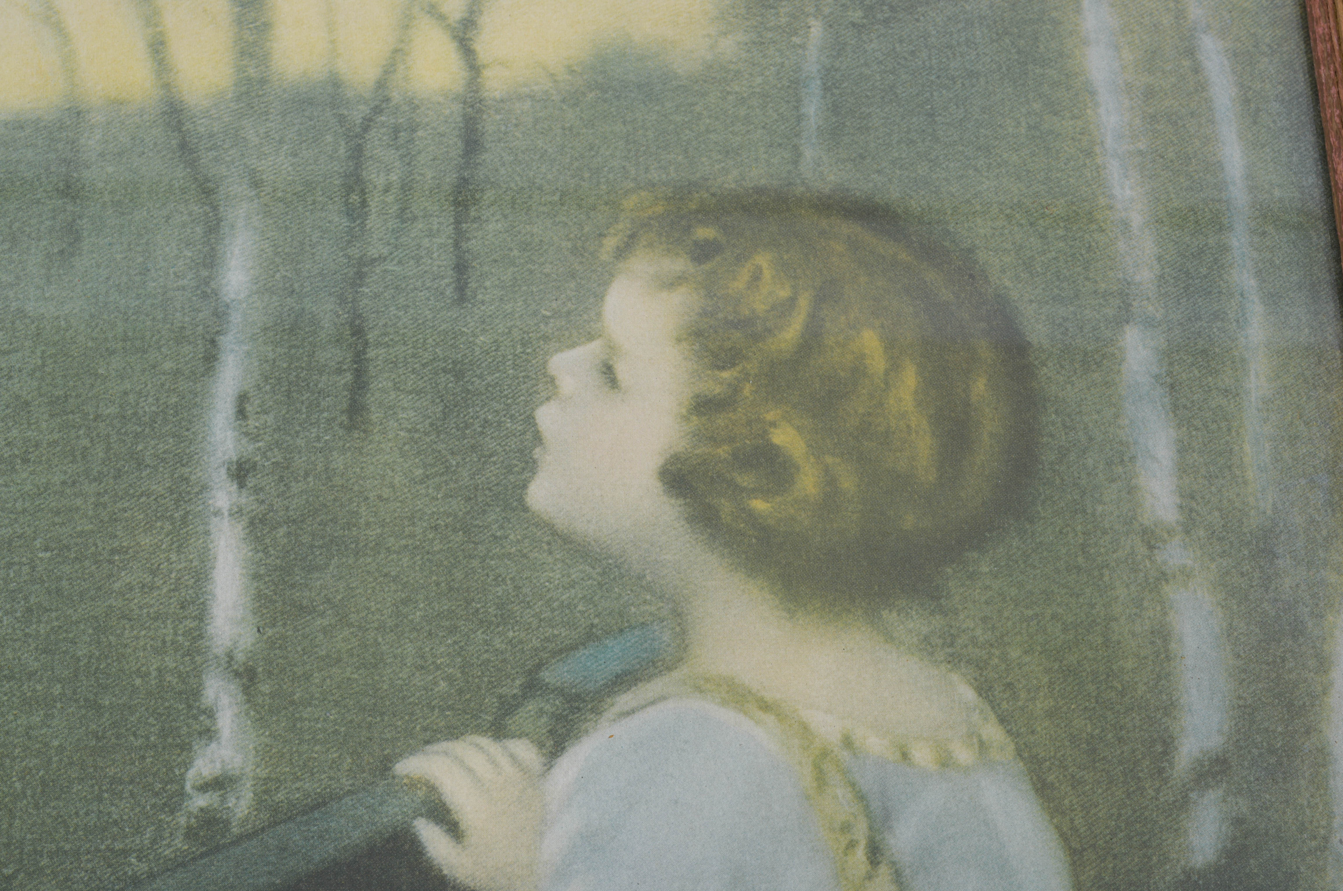 Vintage Framed Art Featuring Women and Children