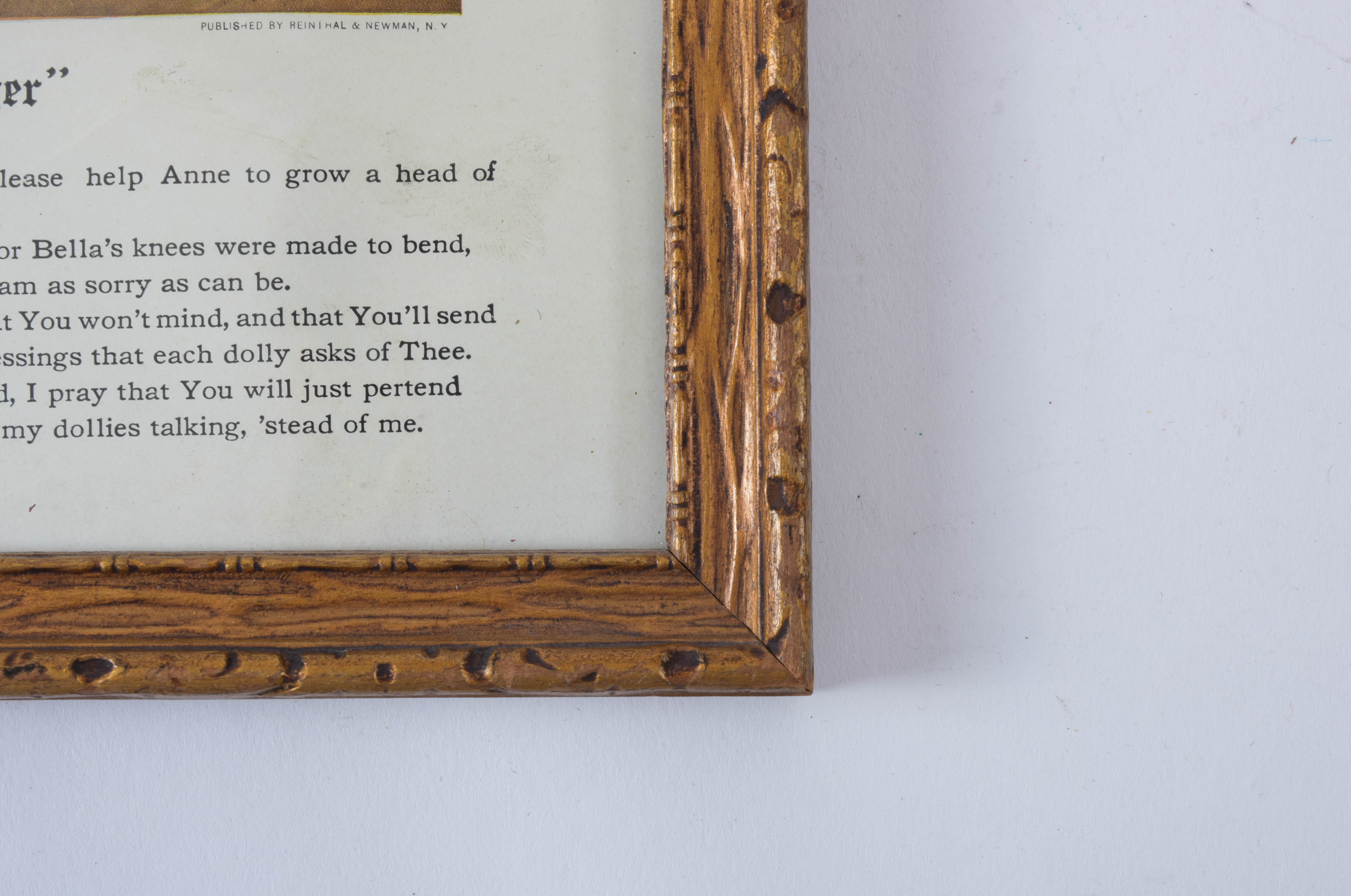 Vintage Framed Art Featuring Women and Children