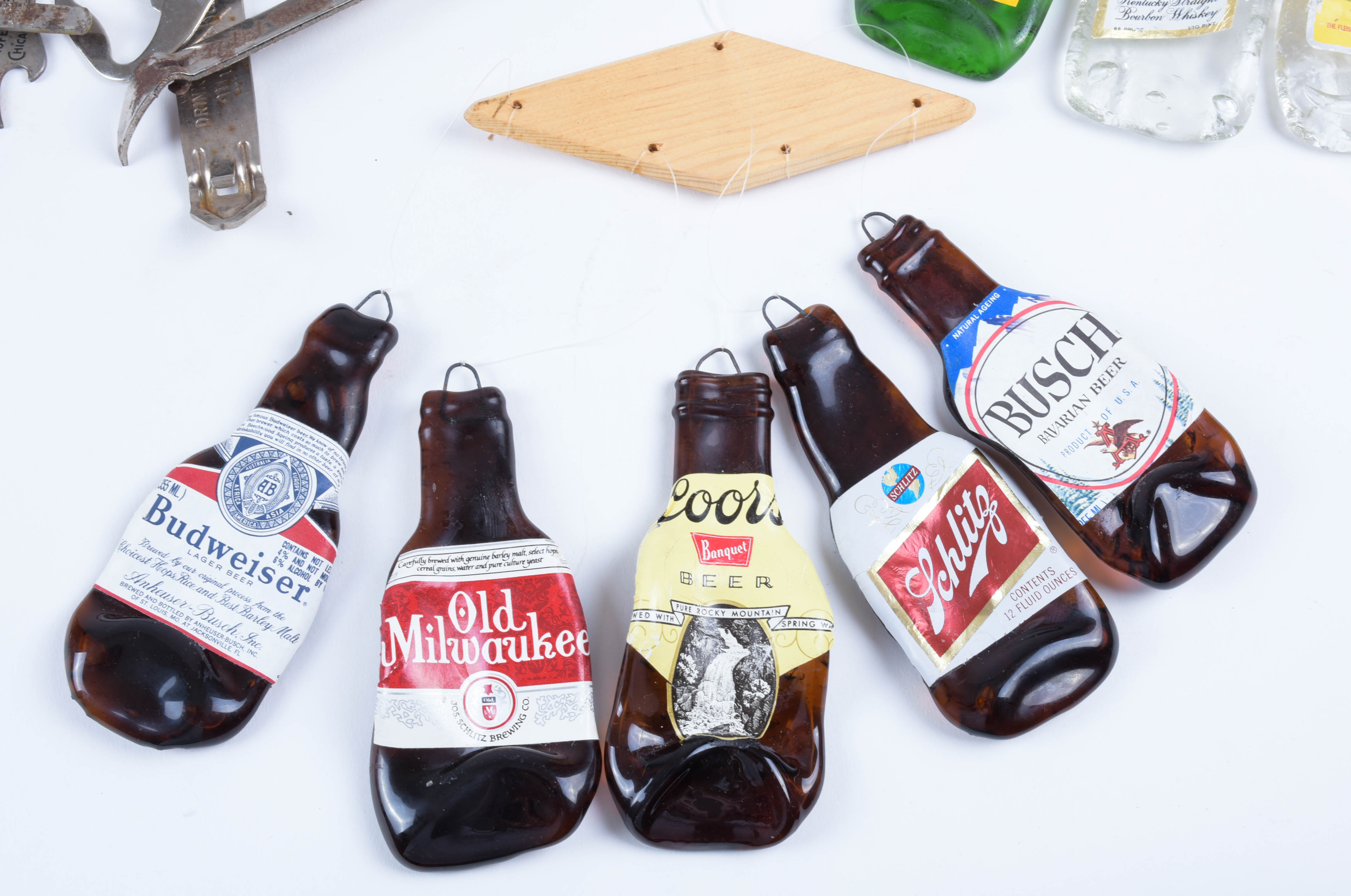 Vintage Bottle Openers and Assorted Beverage Decor