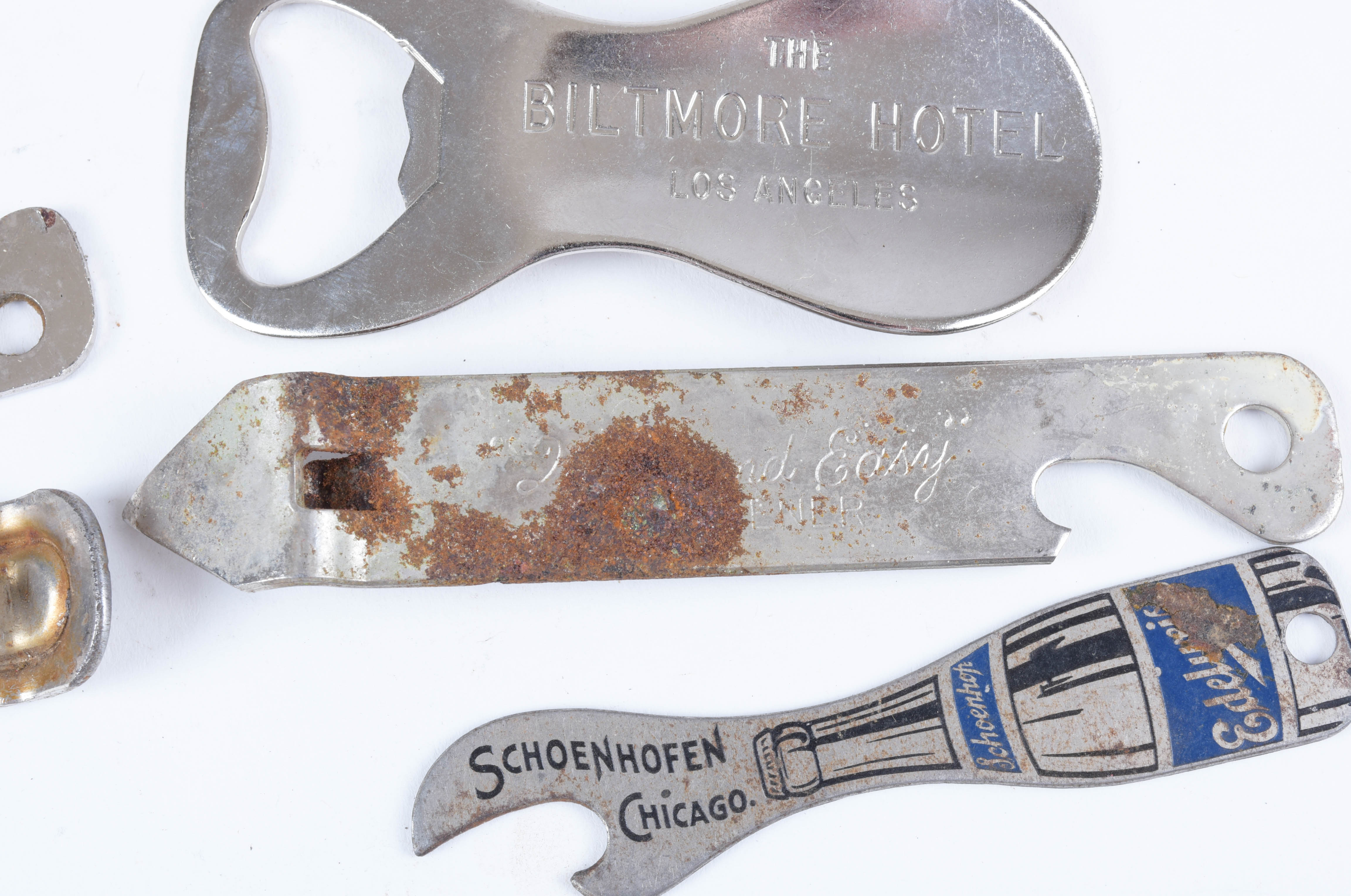 Vintage Bottle Openers and Assorted Beverage Decor