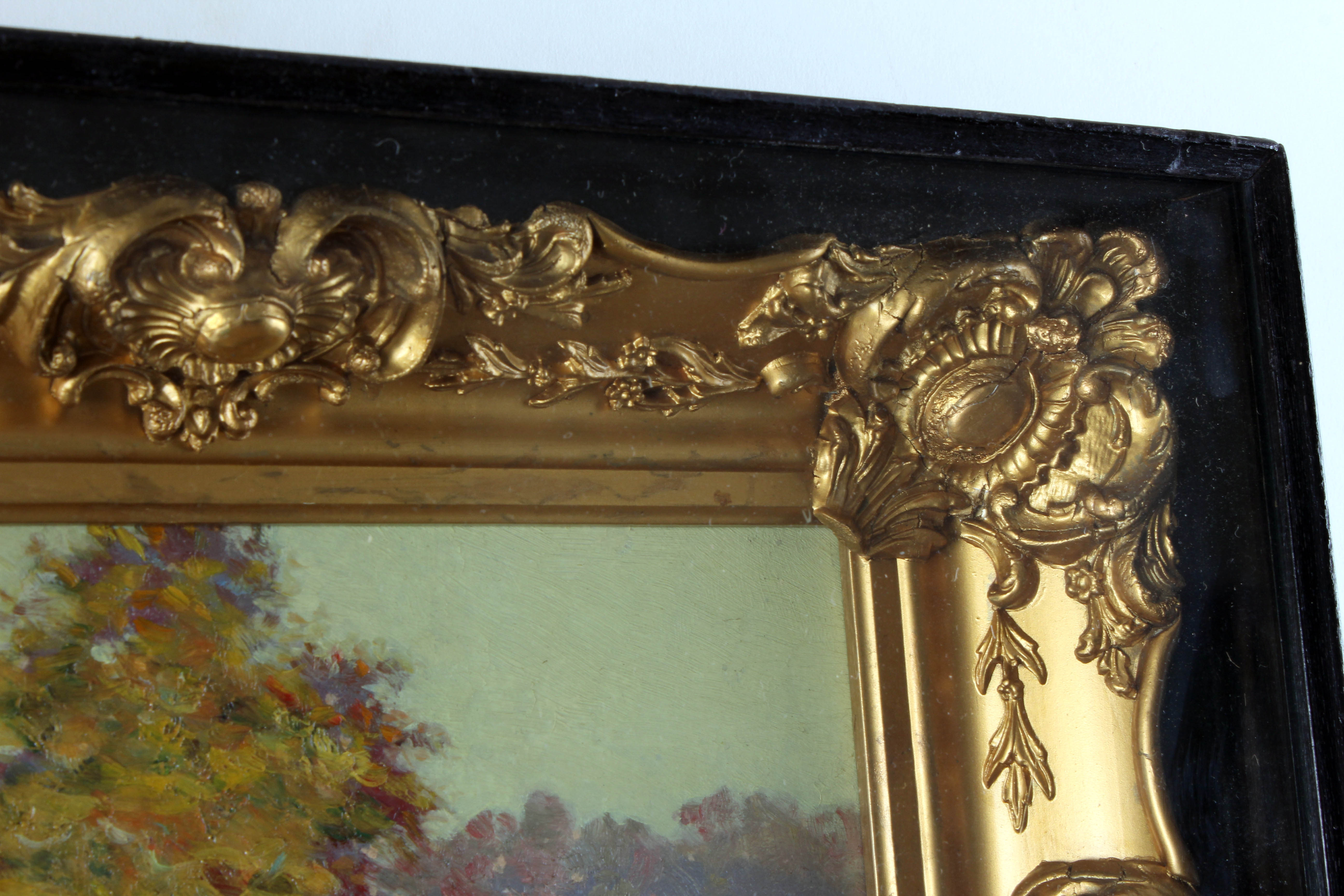 Late 19th Early 20th Century Charles Meurer Oil Painting