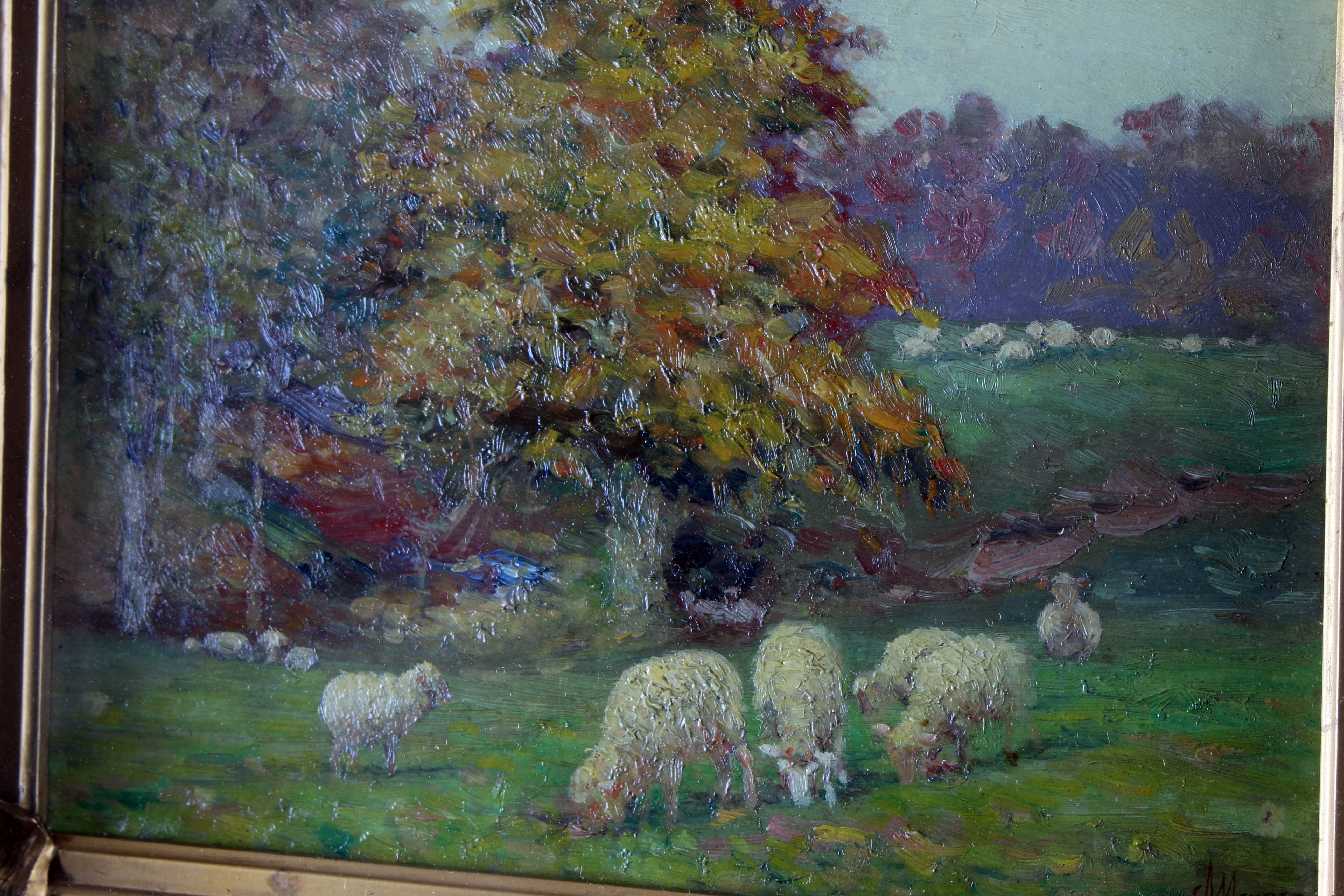 Late 19th Early 20th Century Charles Meurer Oil Painting