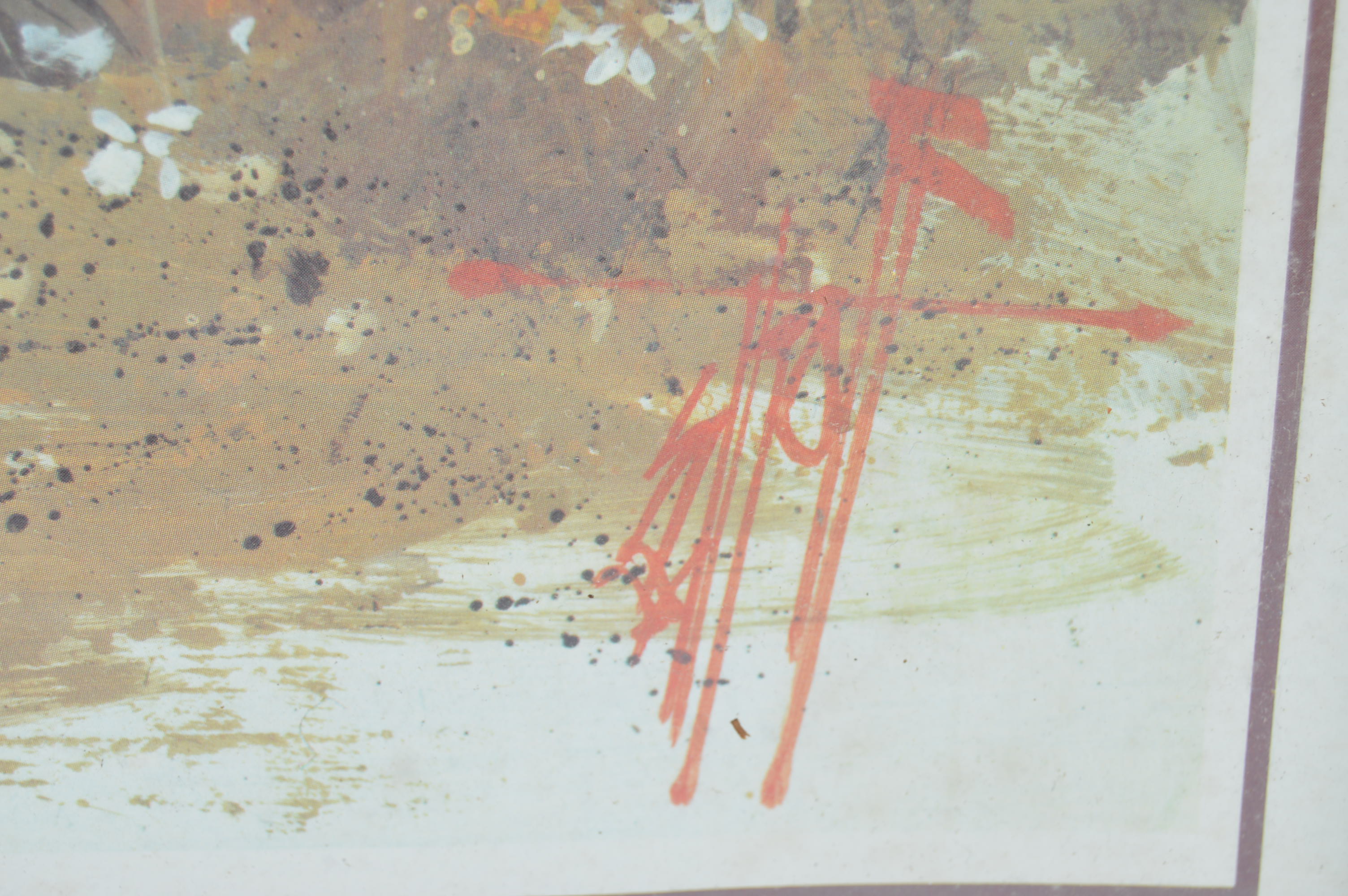 Pair of Framed Offset Lithograph Farm Scenes