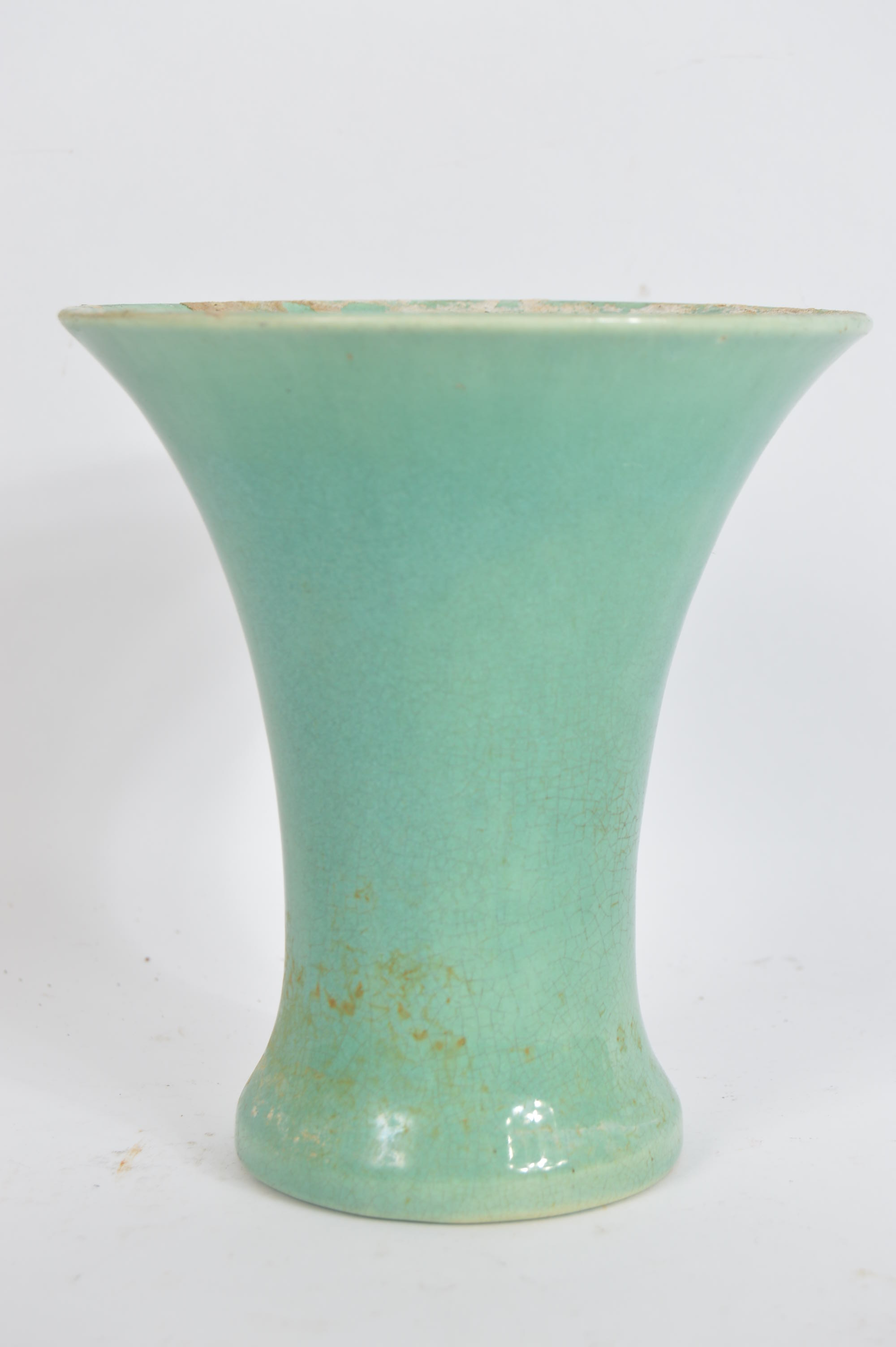 Vintage Watering Can, Green Vase, and Framed Print