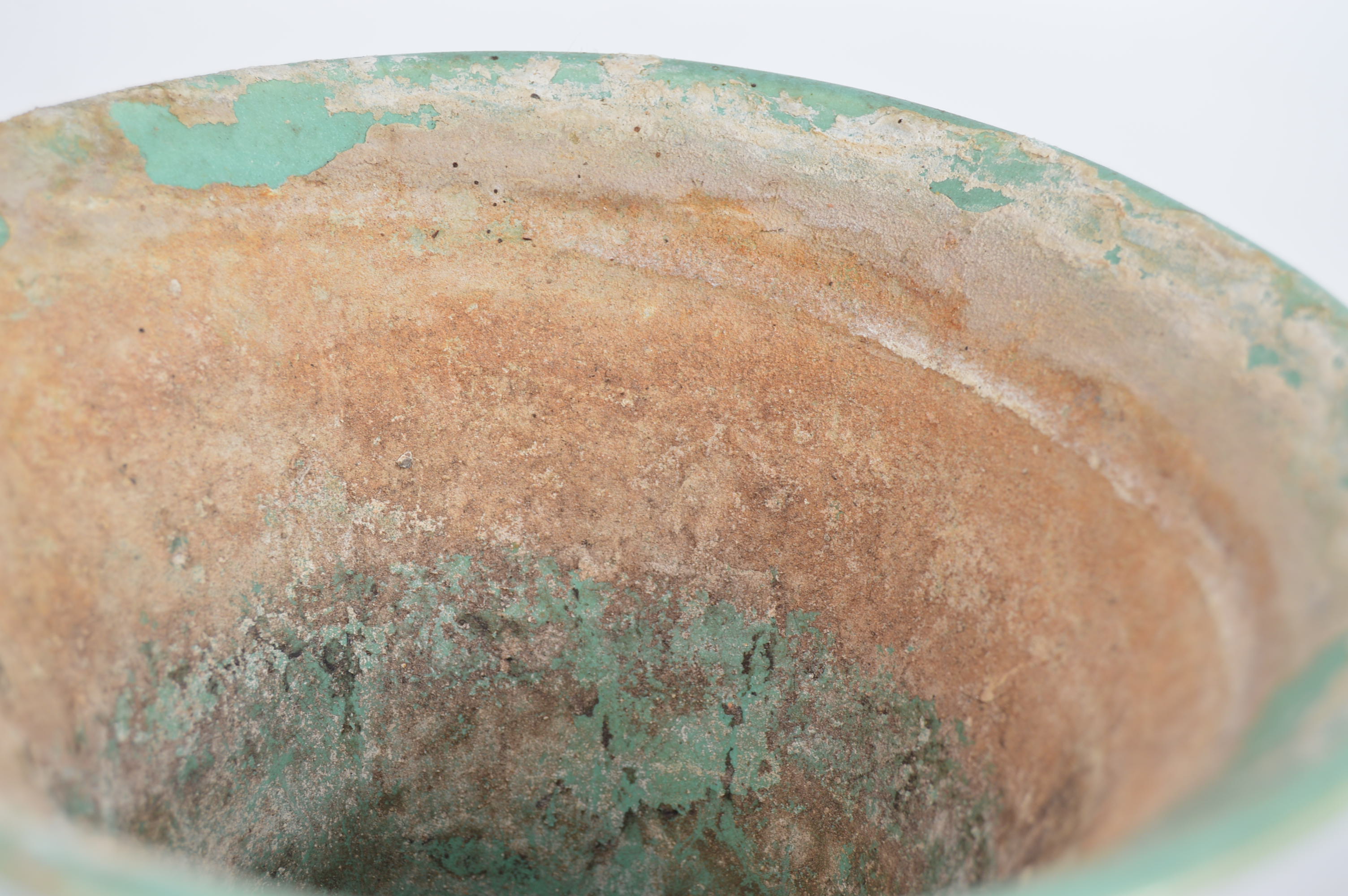 Vintage Watering Can, Green Vase, and Framed Print