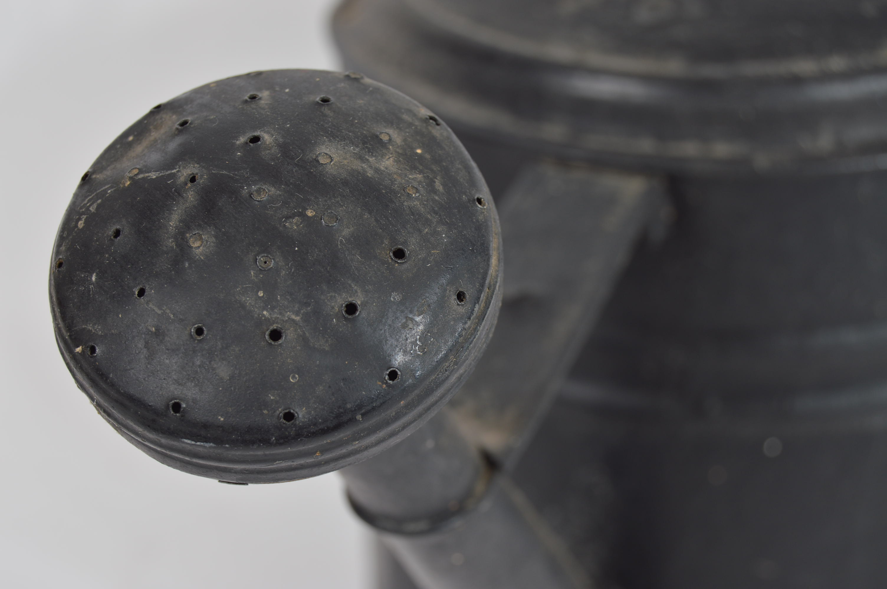 Vintage Watering Can, Green Vase, and Framed Print