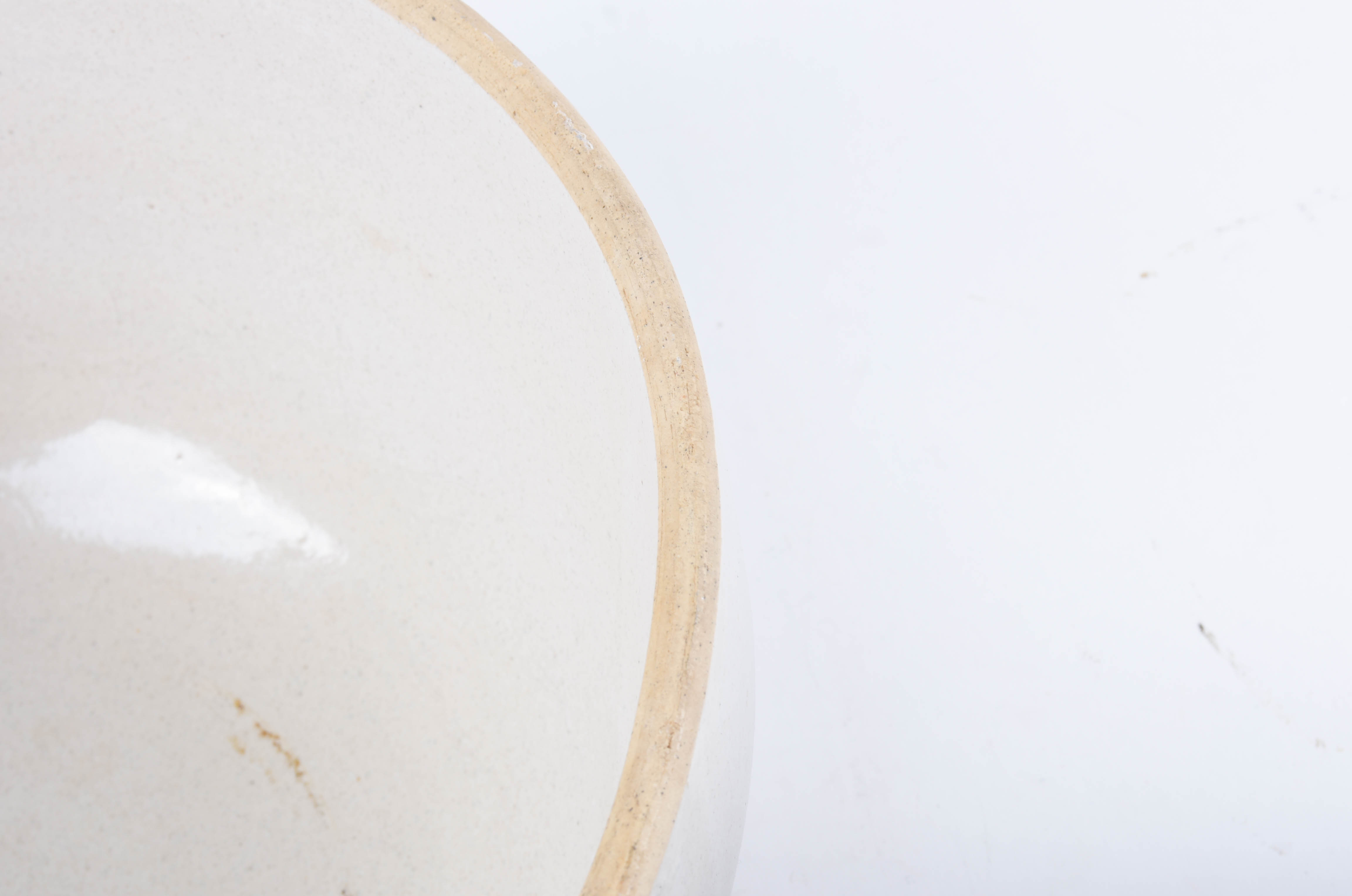 Primitive Stoneware Mixing Bowl and Crock